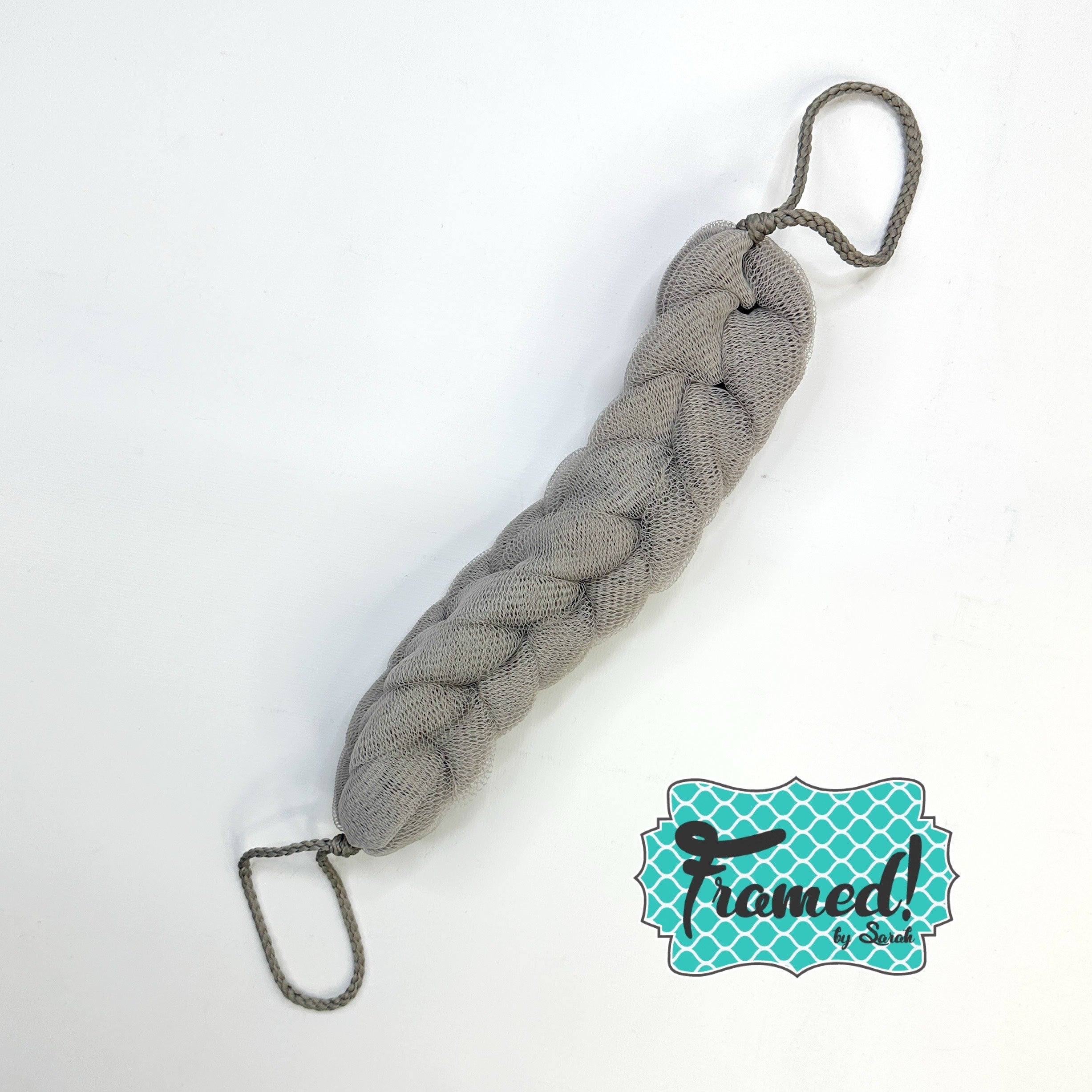 Gray Gentle Exfoliating Back Scrubber