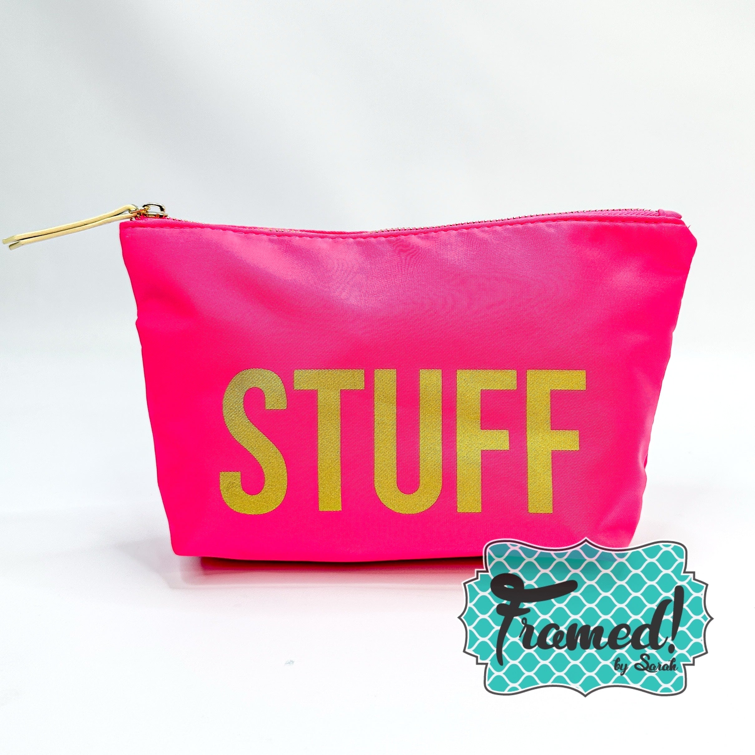 Pink 'Stuff' Accessory Bag