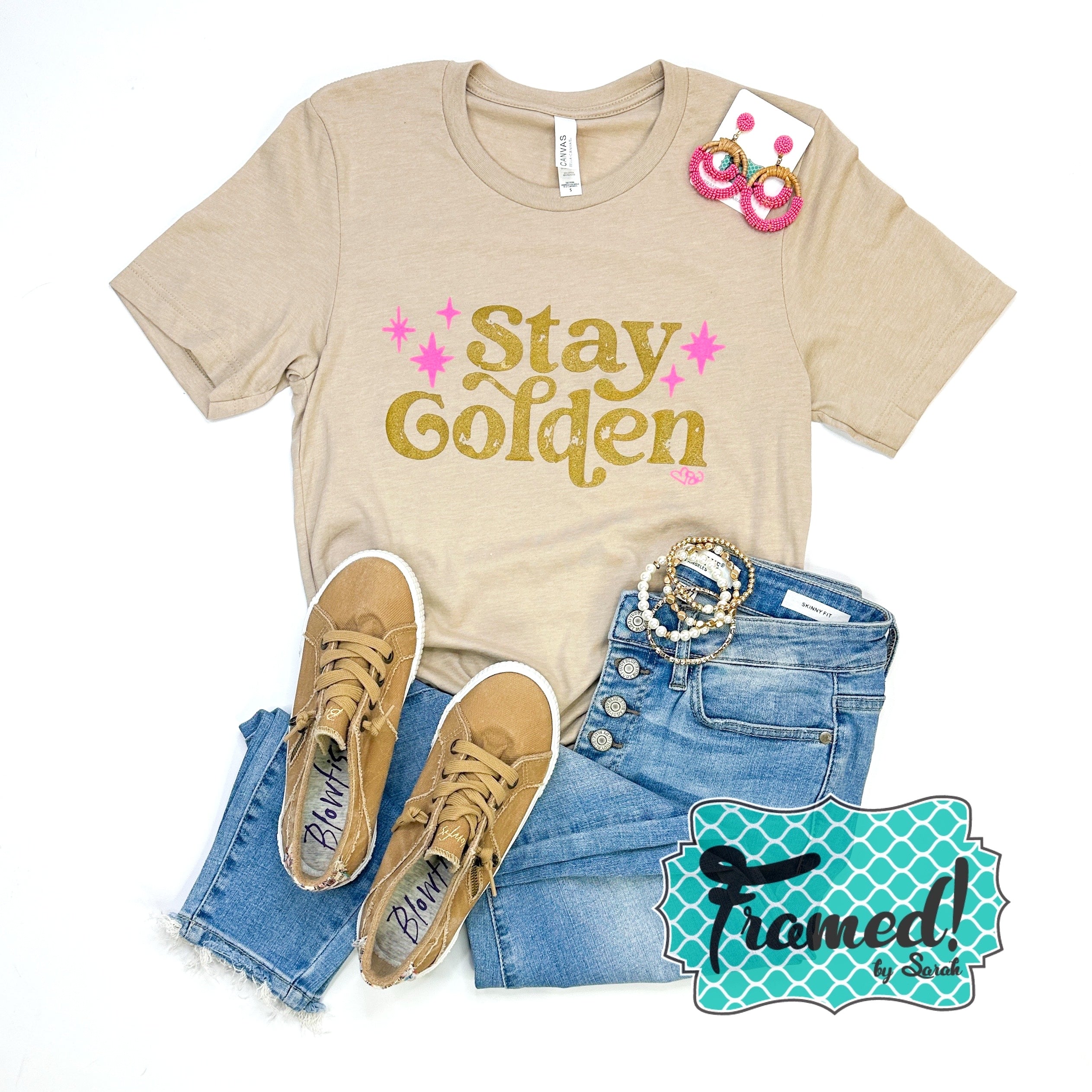 'Stay Golden' Graphic Tee