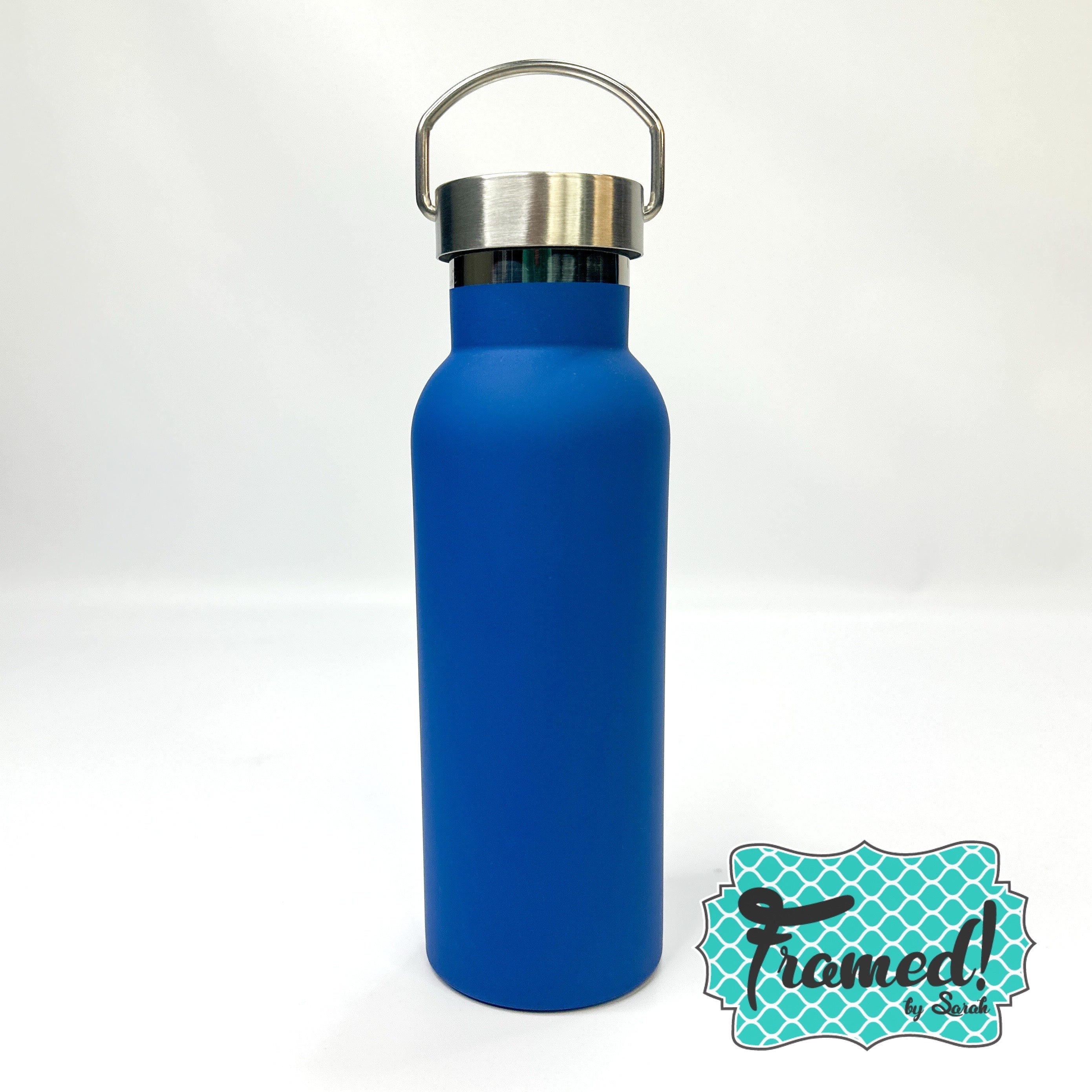 Blue Stainless Steel Water Bottle