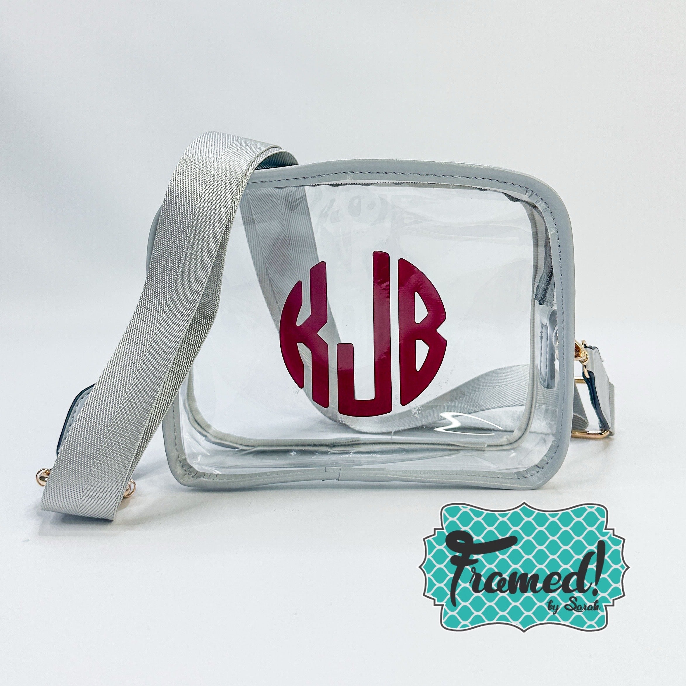 Clear Stadium Crossbody + 'Nothing to See Here' Accessory Bag