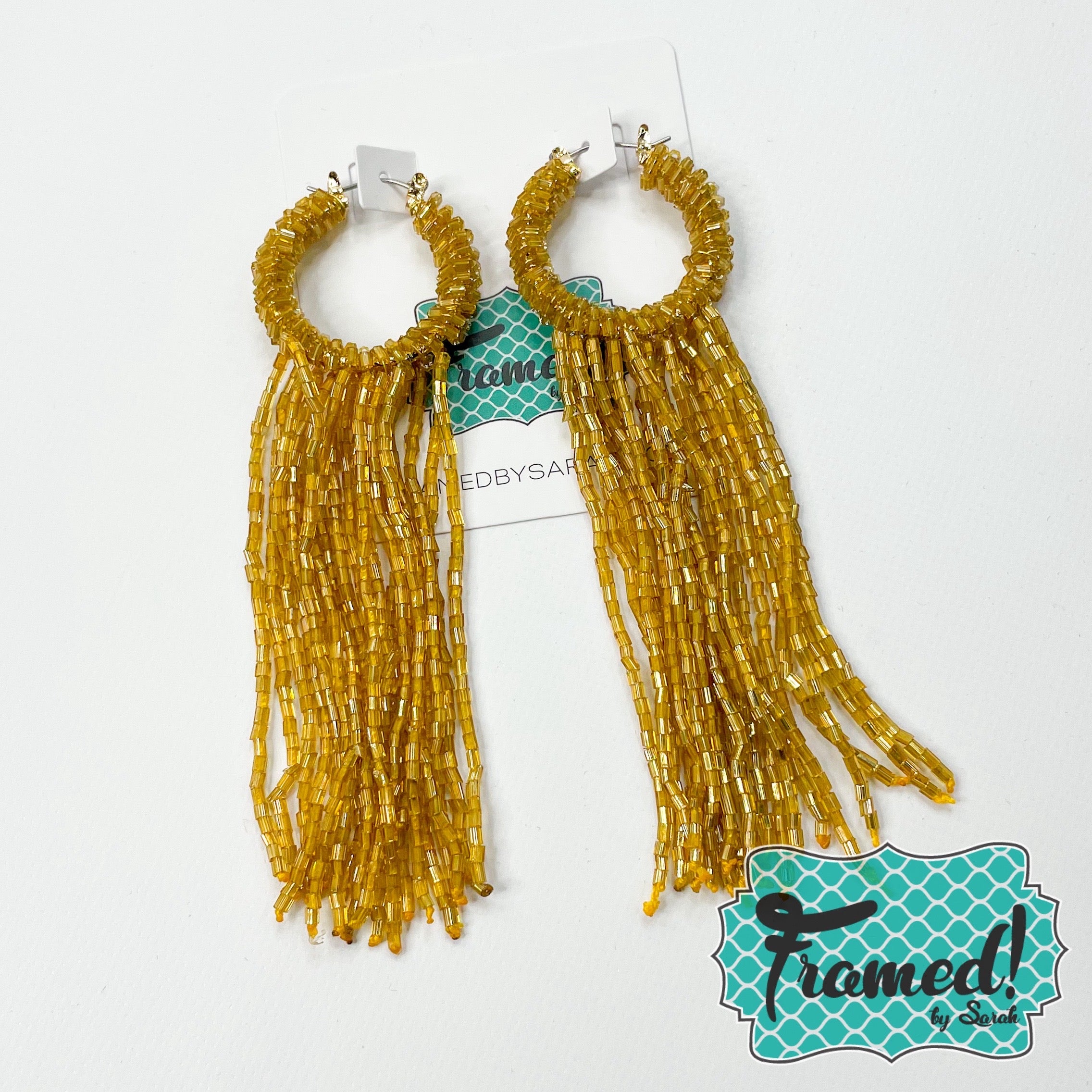 Gold Luna Fringe Earrings