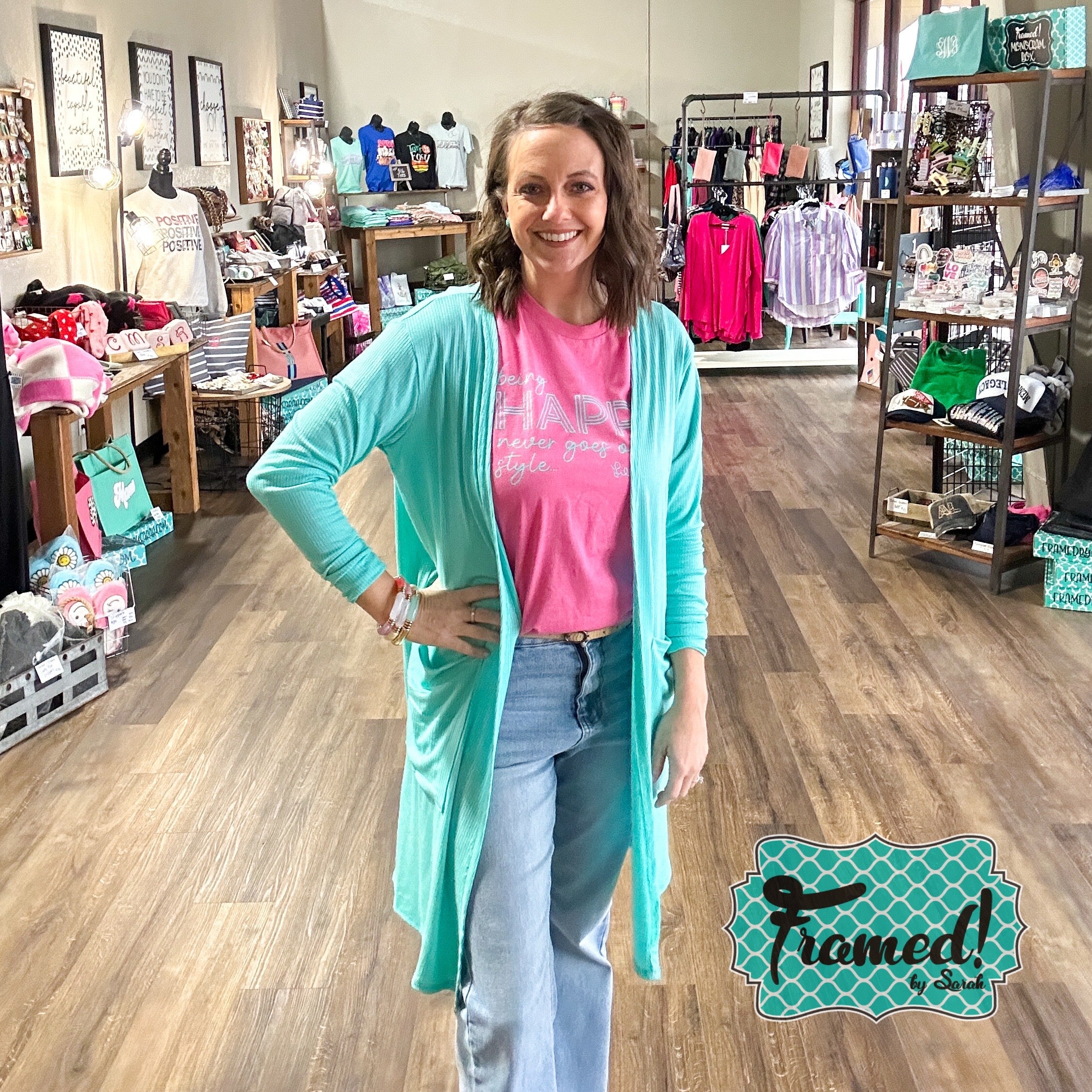 Aqua Sweetheart Cardigan