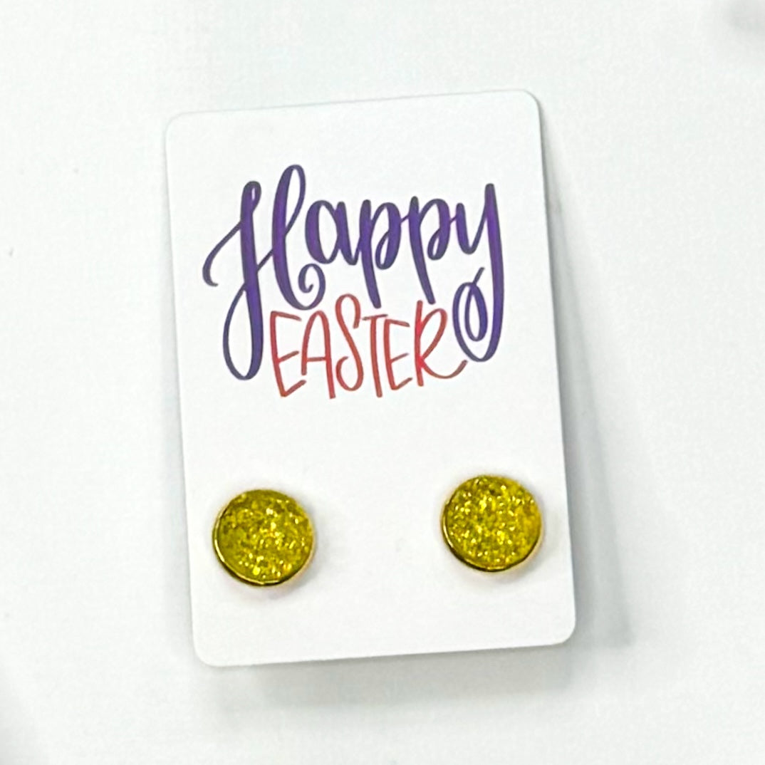 Druzy Stud Earrings - Easter Edition