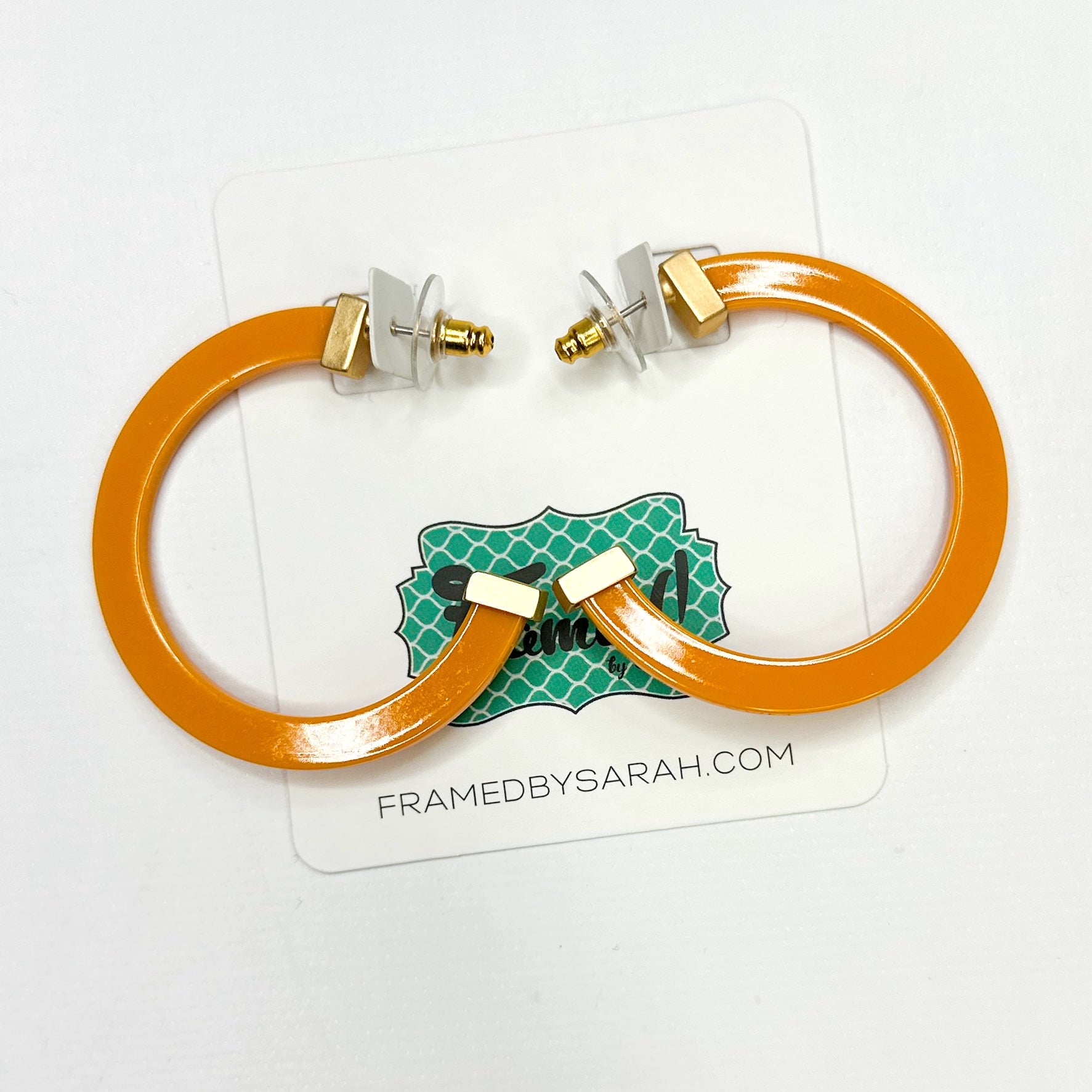 Large Sunshine MS Acrylic Hoops