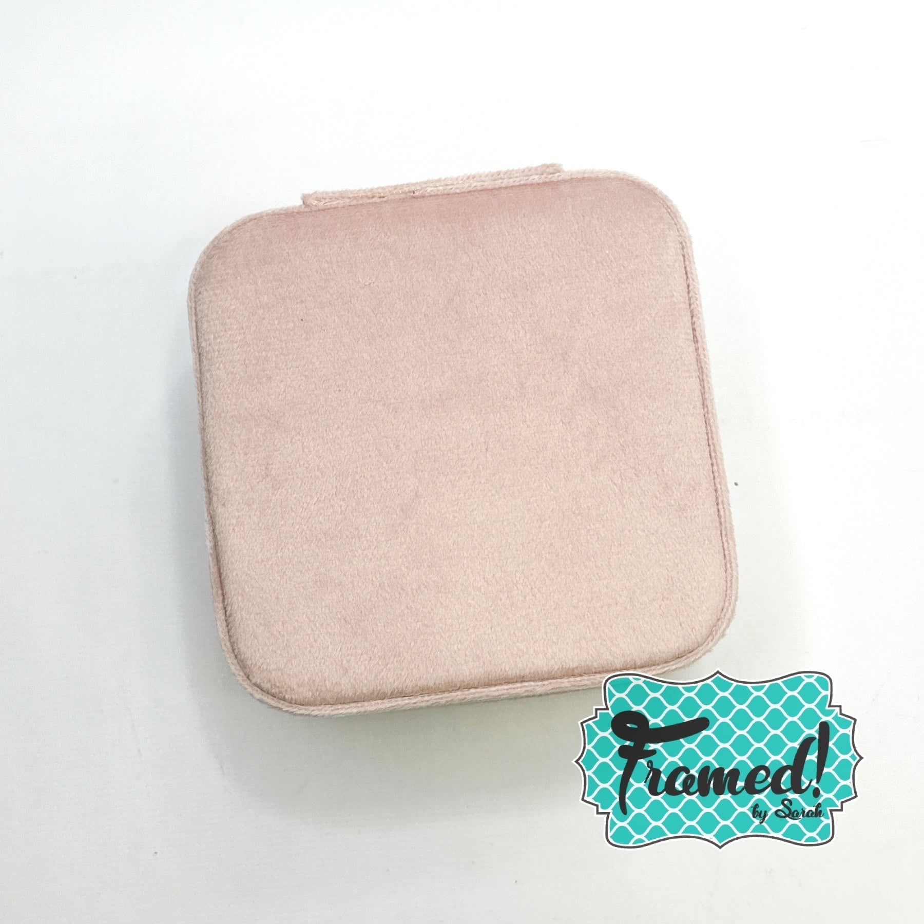Light Pink Monogrammed Jewelry Box