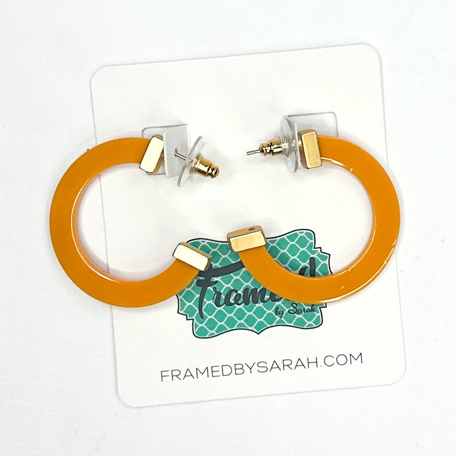 Medium Sunshine MS Acrylic Hoops
