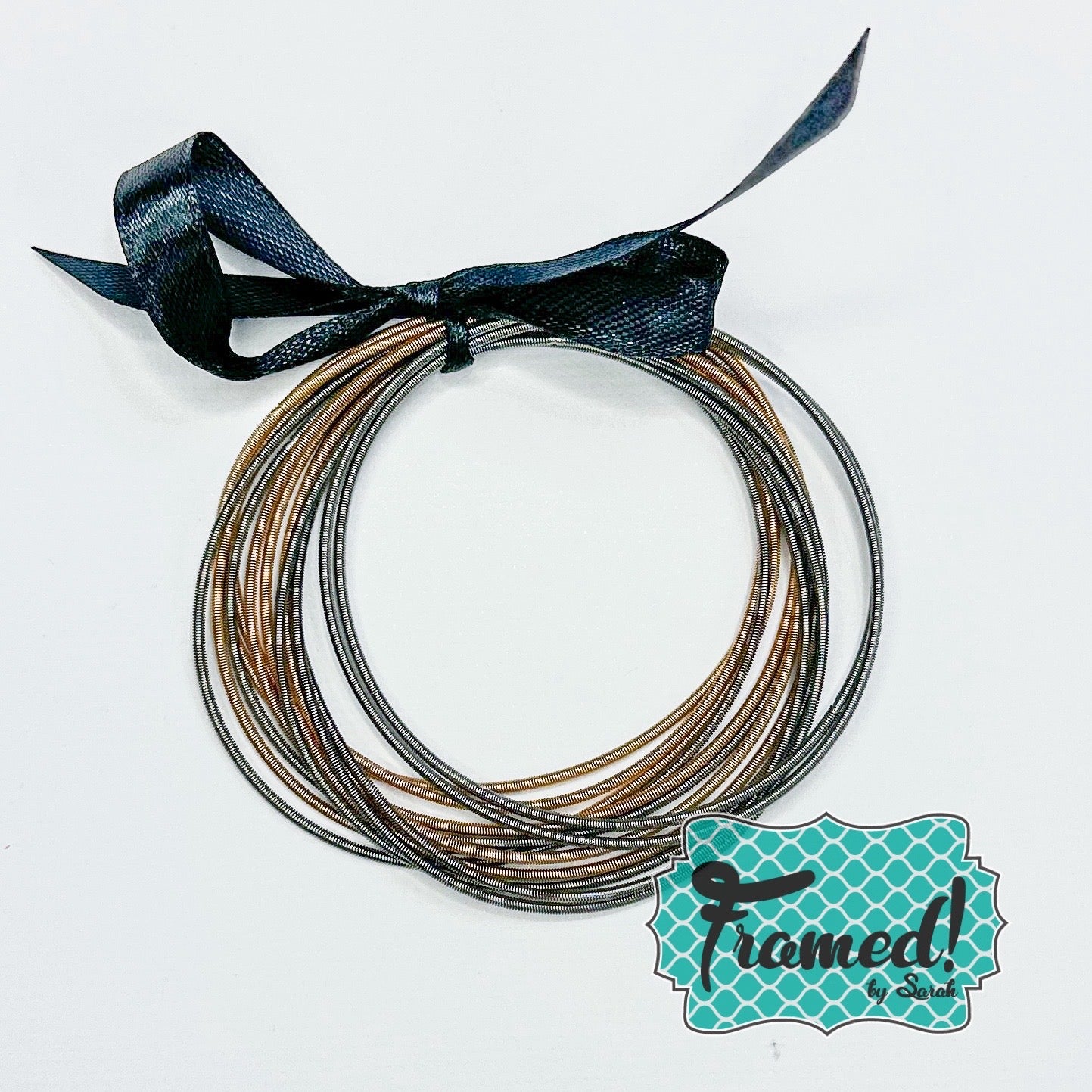 Metallic Coil Bracelet Stack