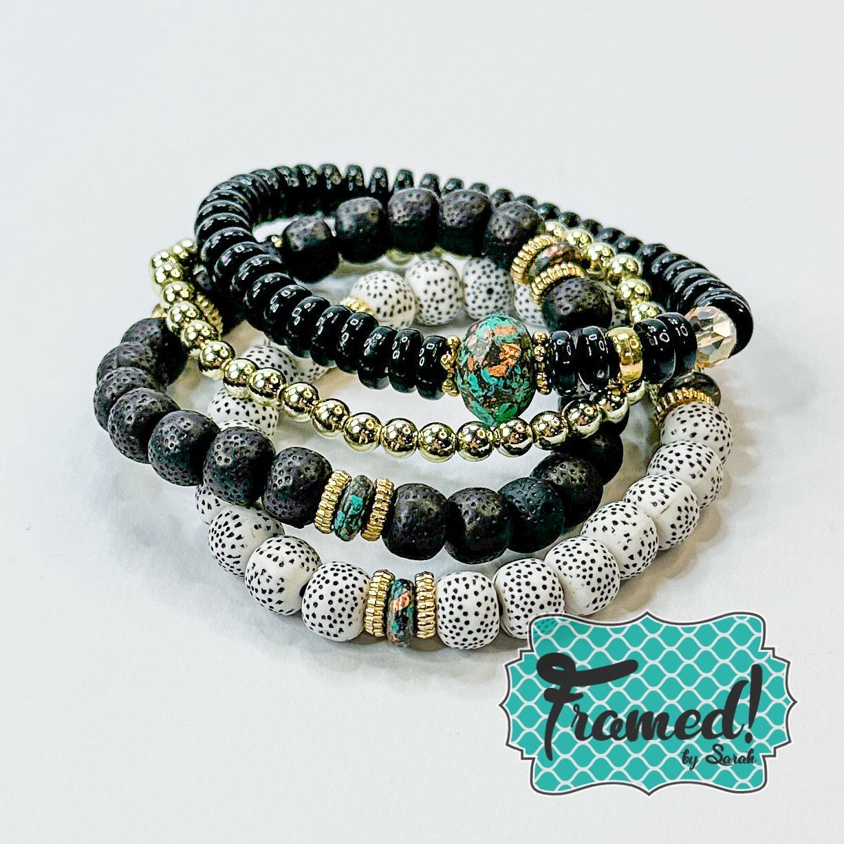 Spotted Bracelet Stack