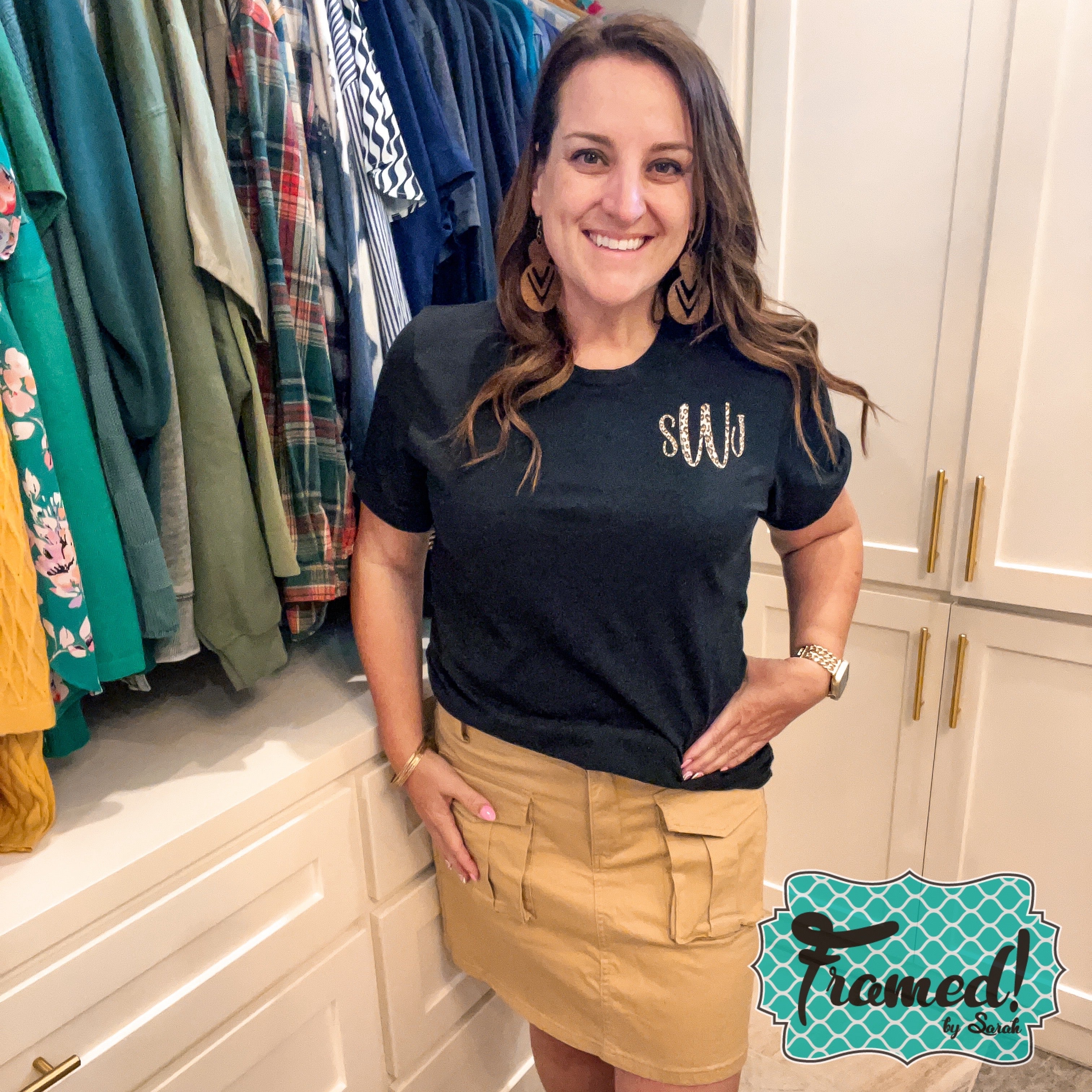 Khaki Carly Cargo Skirt (Sm/Md only)