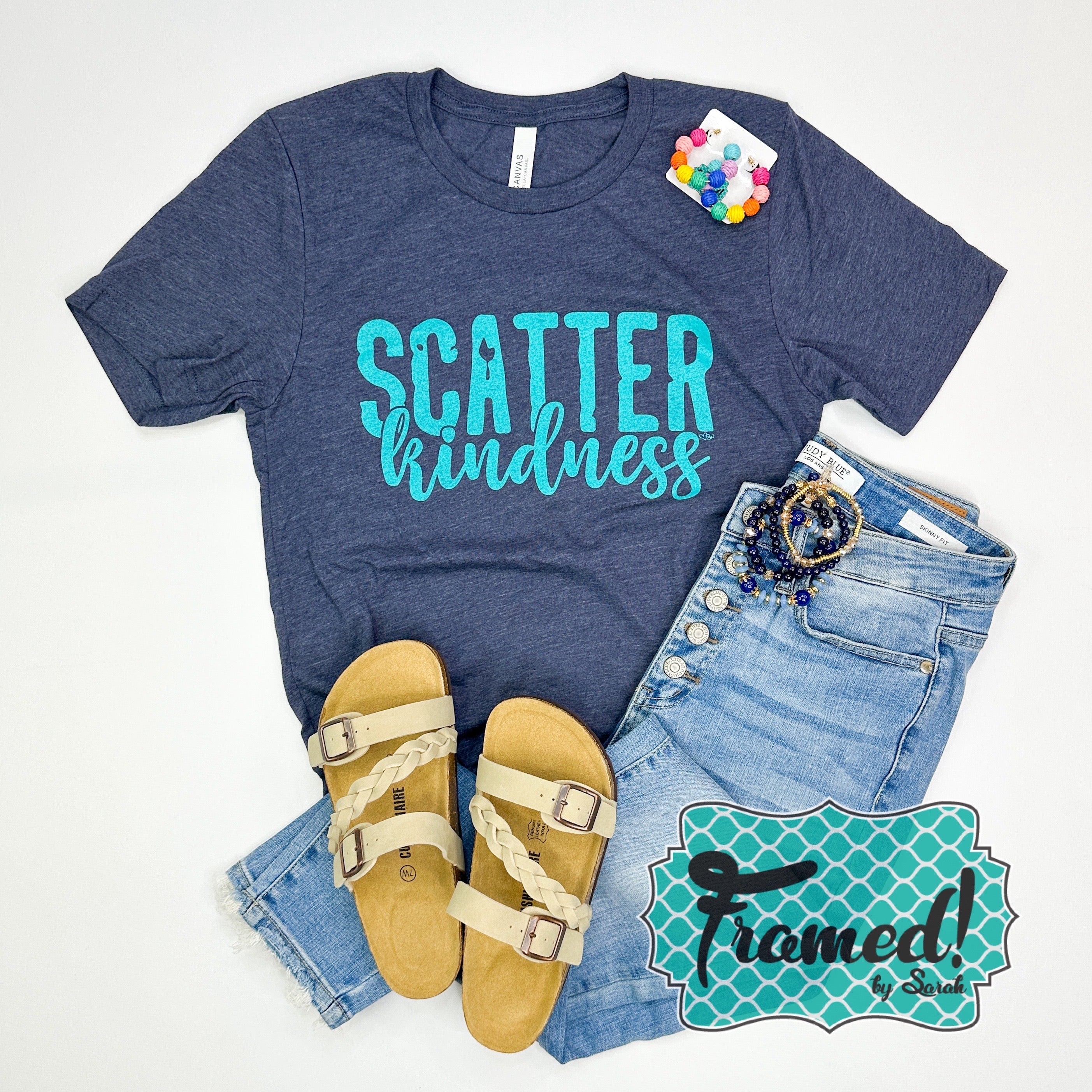 'Scatter Kindness' Graphic Tee (Small & XL Only)