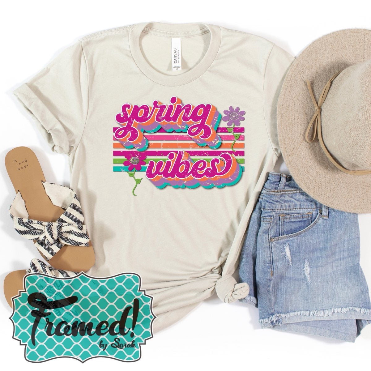 'Spring Vibes' Graphic Tee