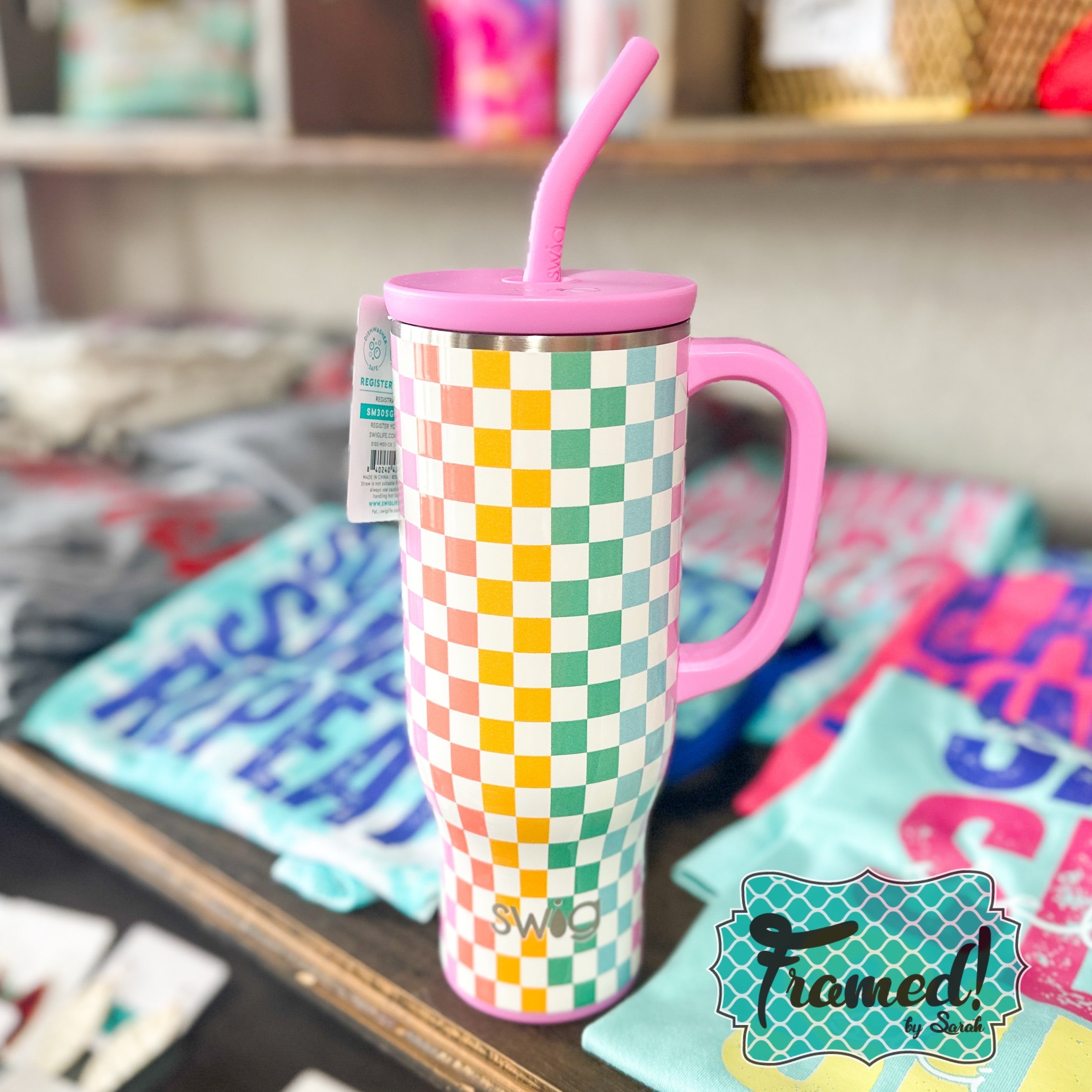 30 oz Swig Check Mate Mega Mug