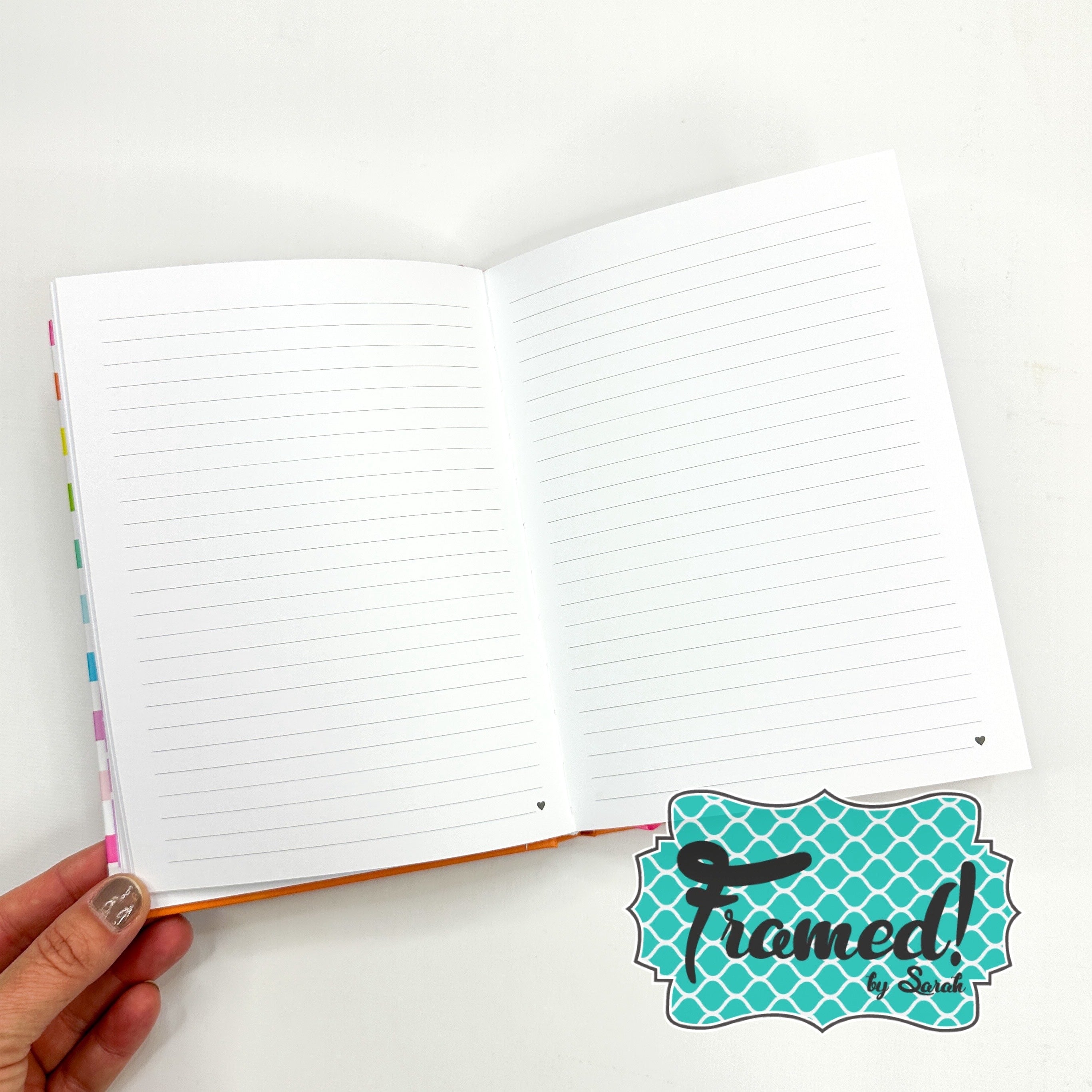 Striped Teacher Journal & Pen Set Bundle