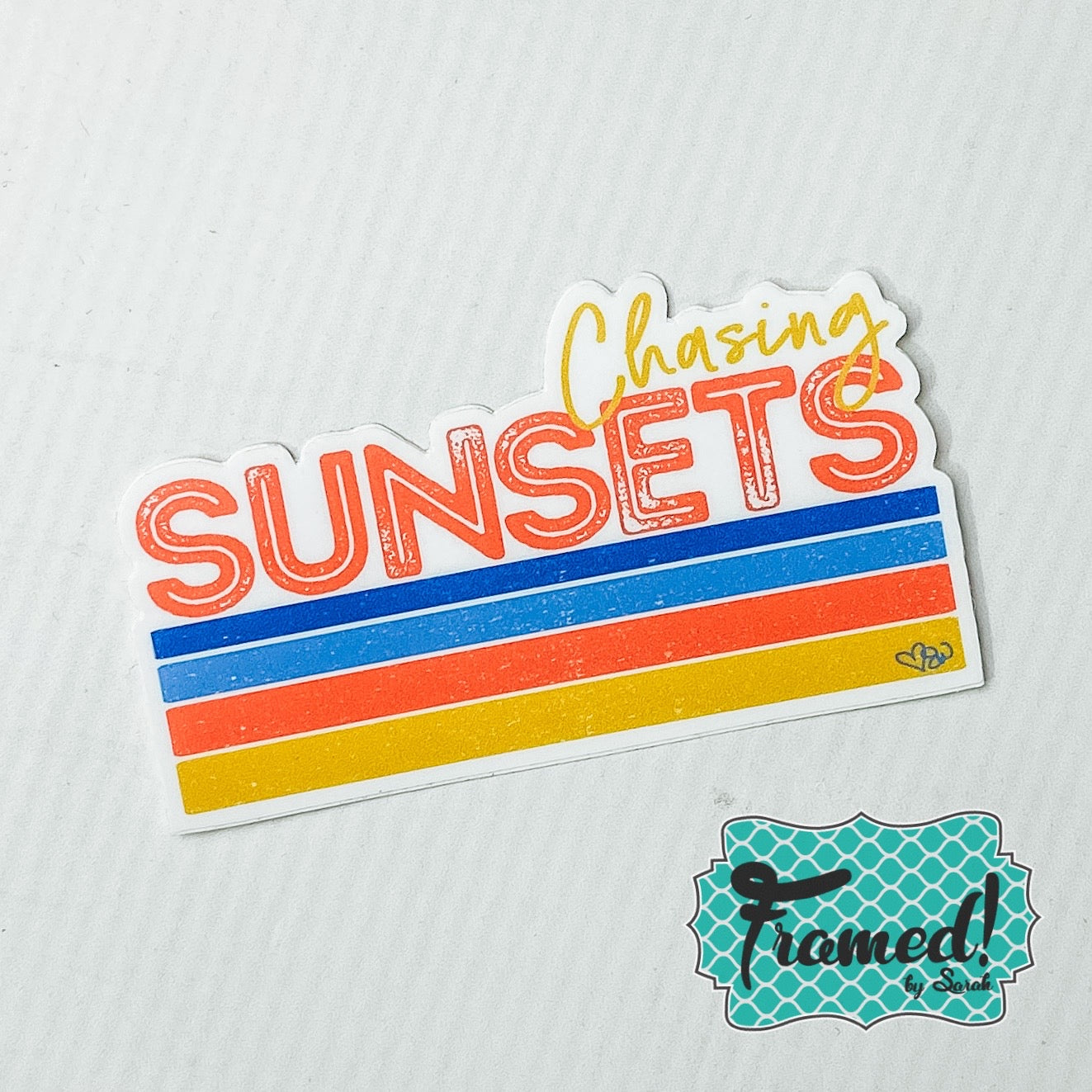 Chasing Sunsets Sticker