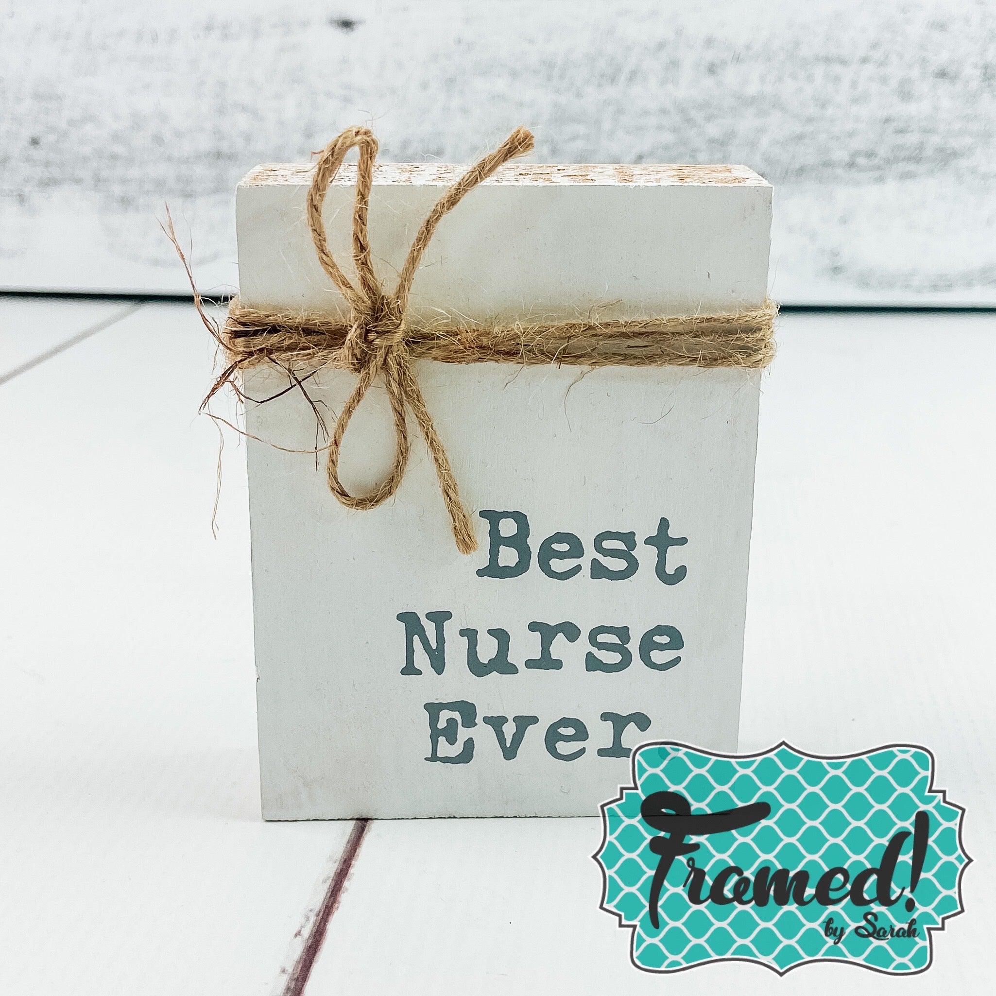 Mini Jute Block Signs