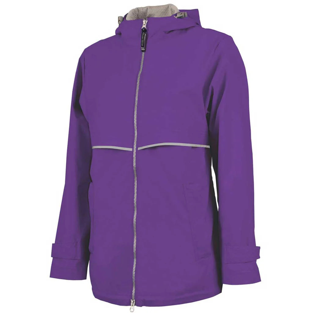 Waterproof Zip-Up Rain Jacket