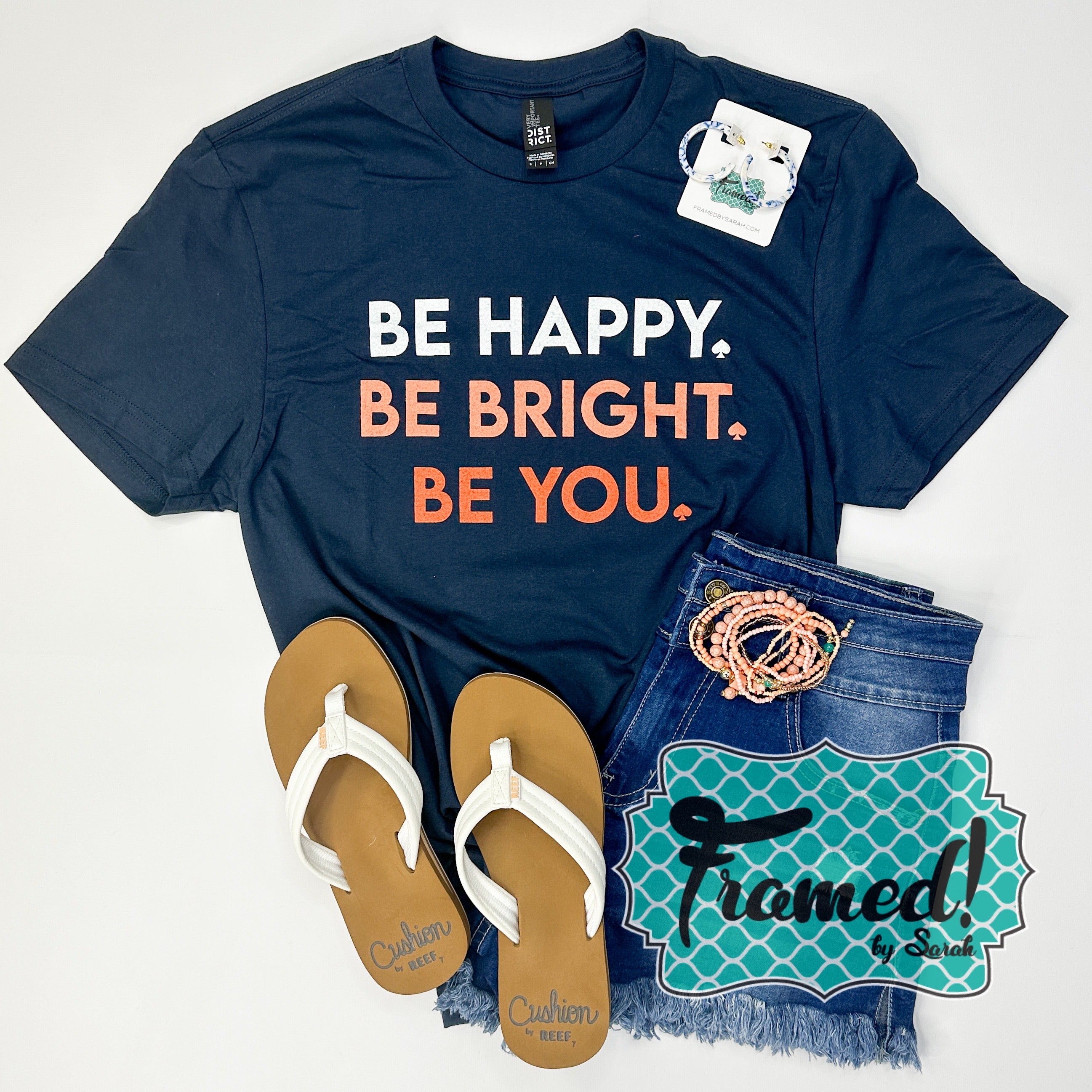 Be Happy, Be Bright, Be You Graphic Tee
