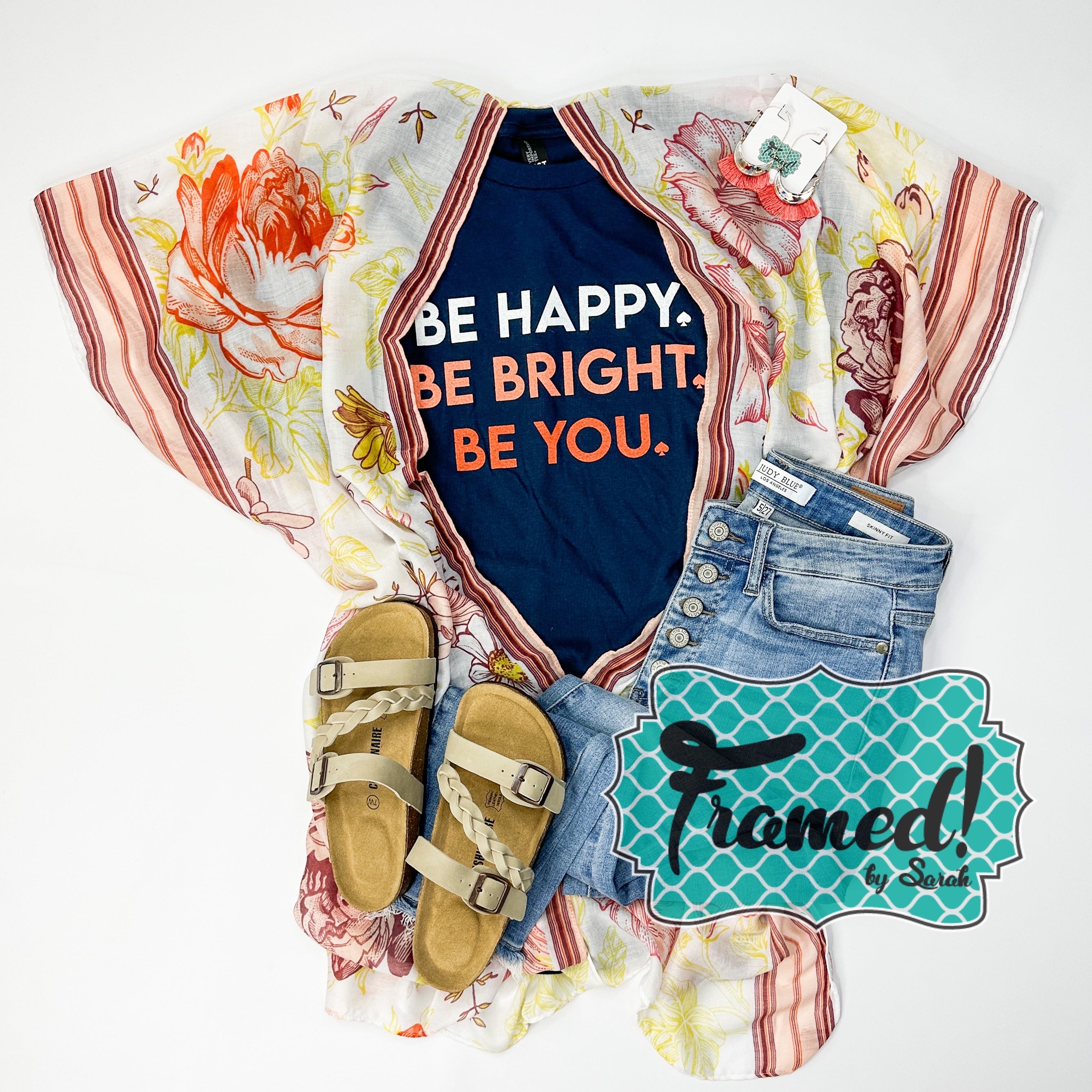 Be Happy, Be Bright, Be You Graphic Tee