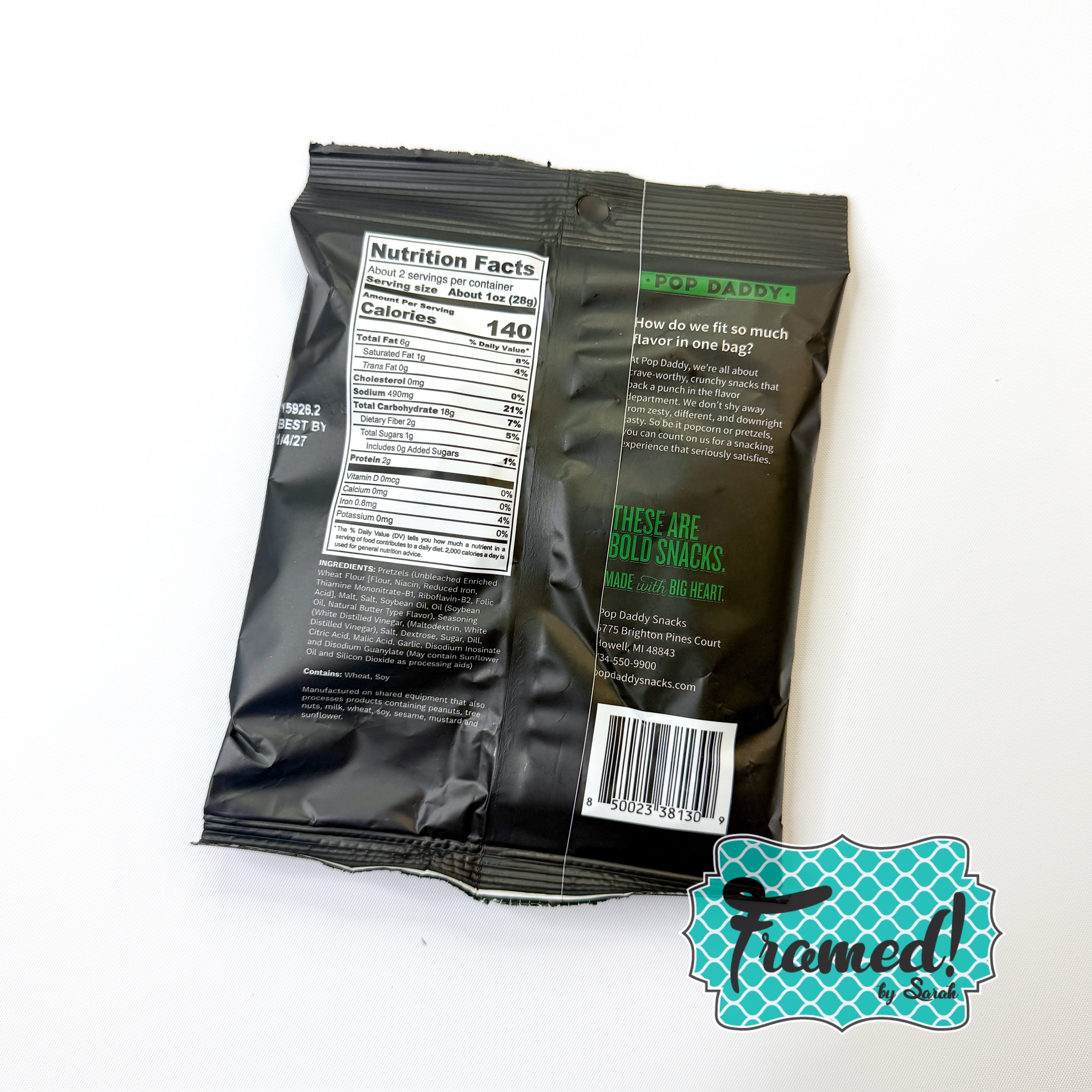 Pop Daddy Dill Pickle Pretzel Sticks