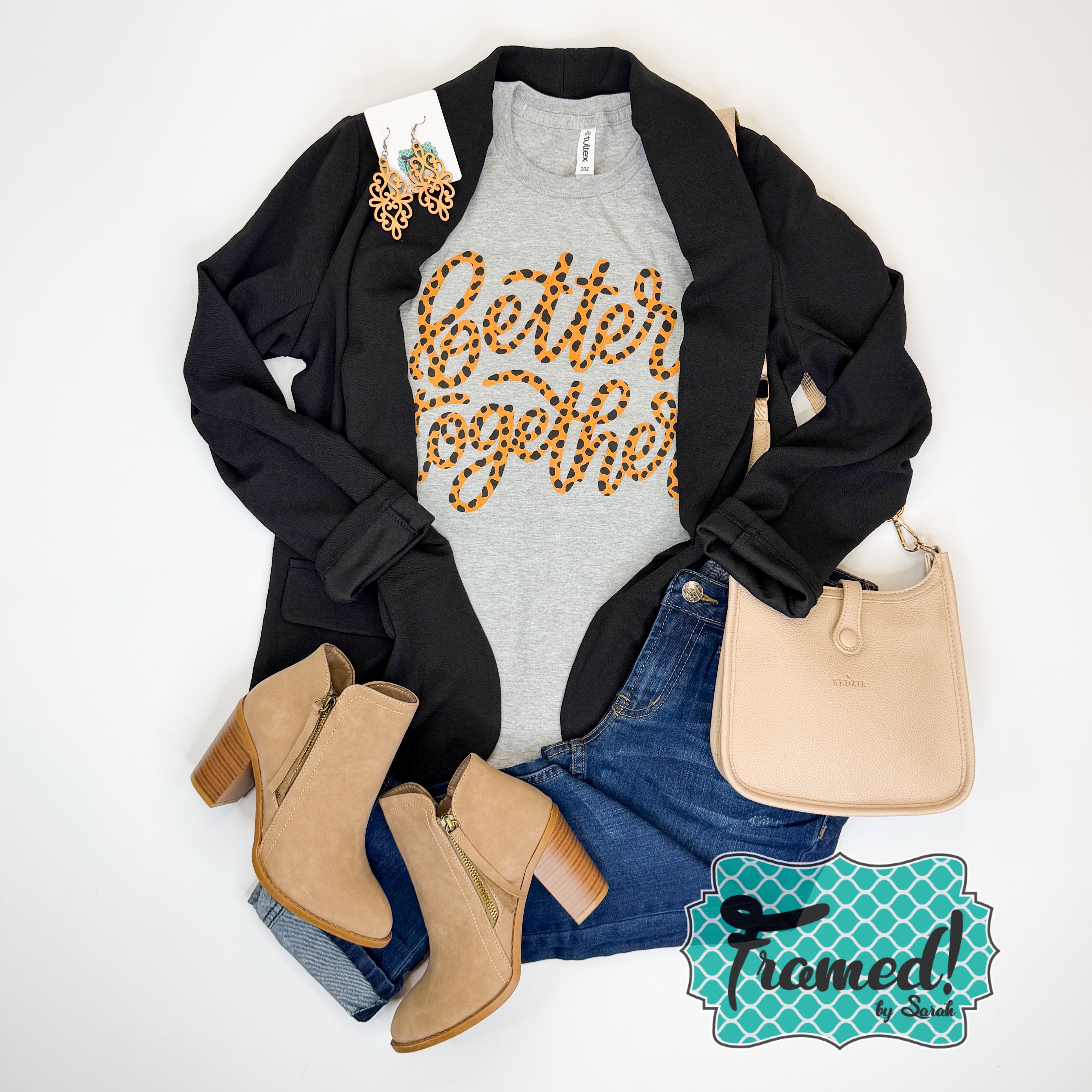 Better Together Leopard Graphic Tee