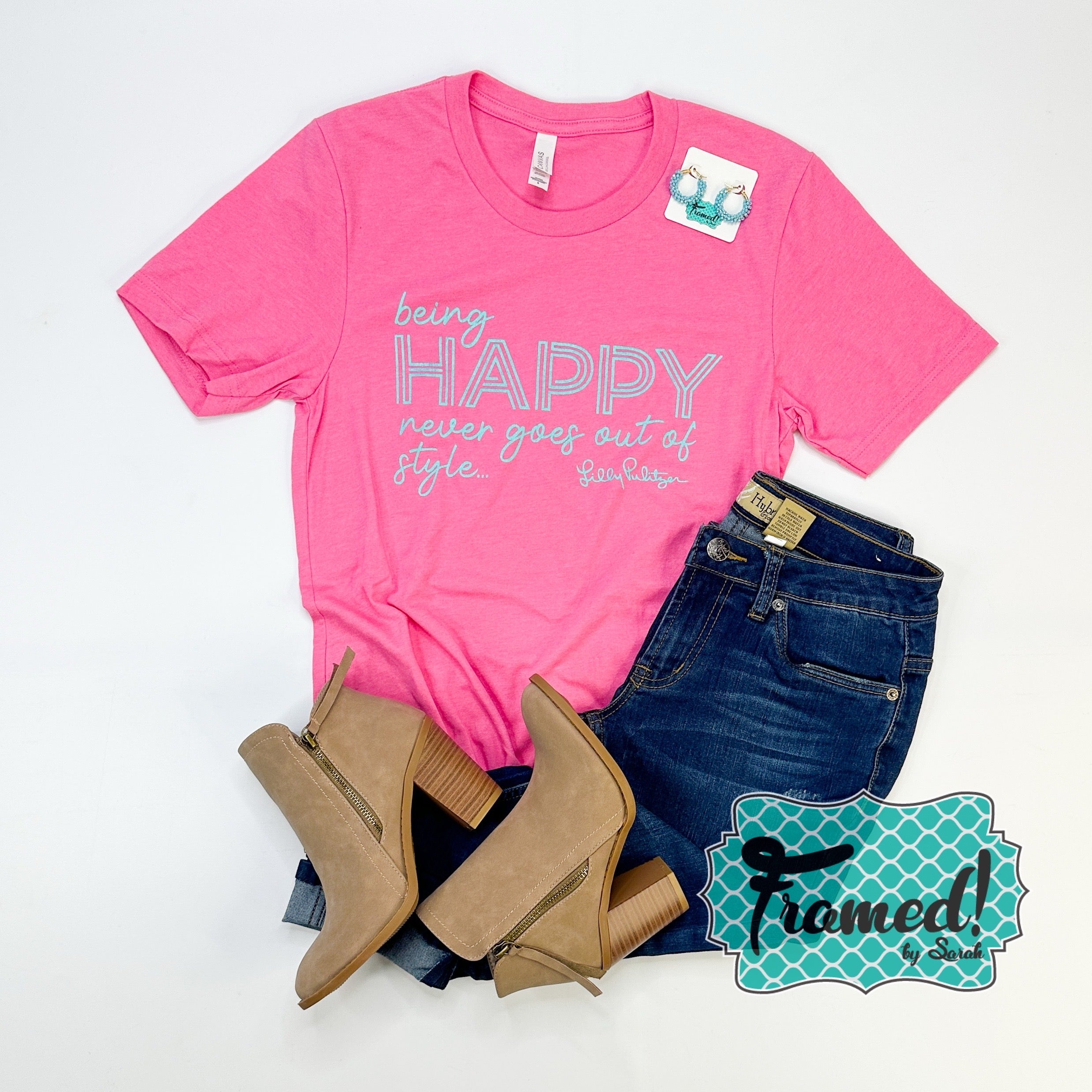 'Being Happy Never Goes out of Style' Graphic Tee
