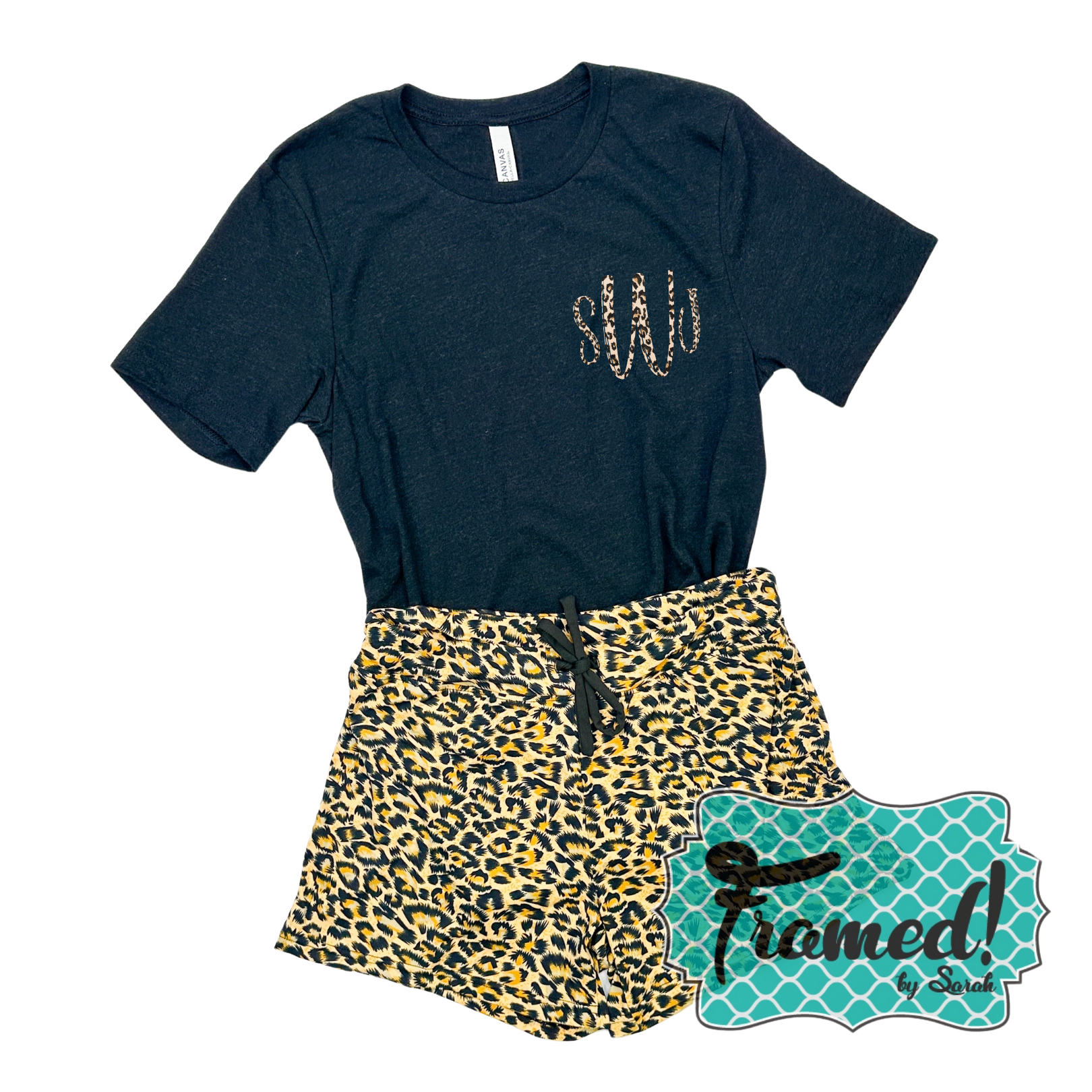 Leopard Print Pajama Shorts