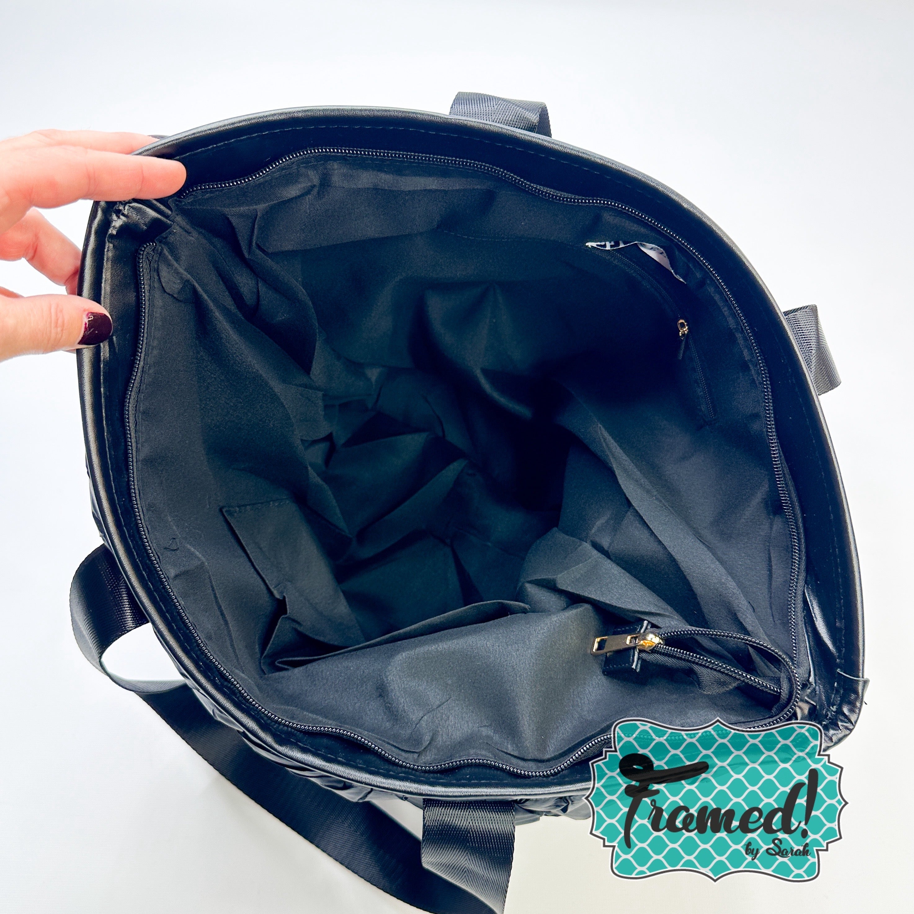 Black Puffer Tote