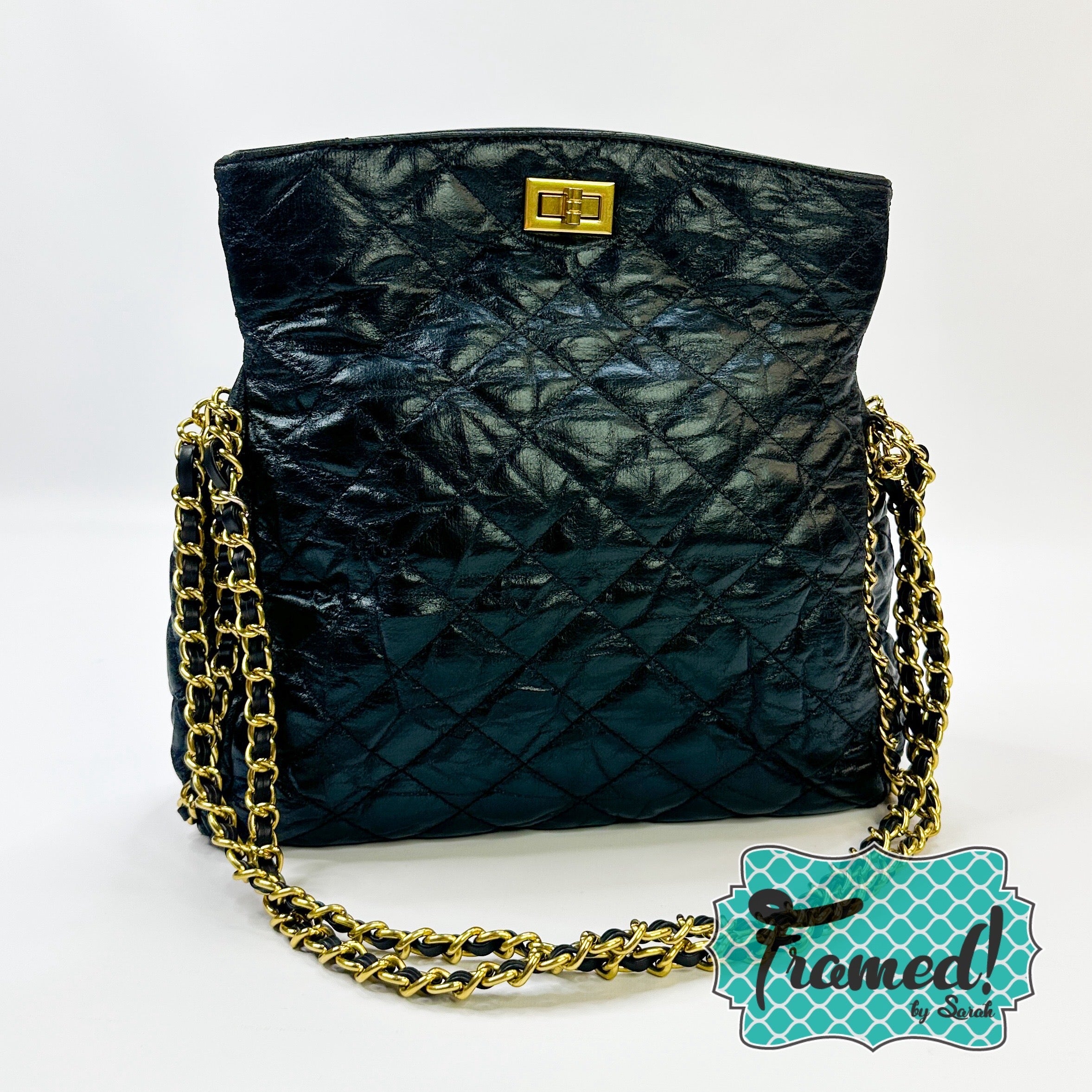 Black Chain Shoulder Bag