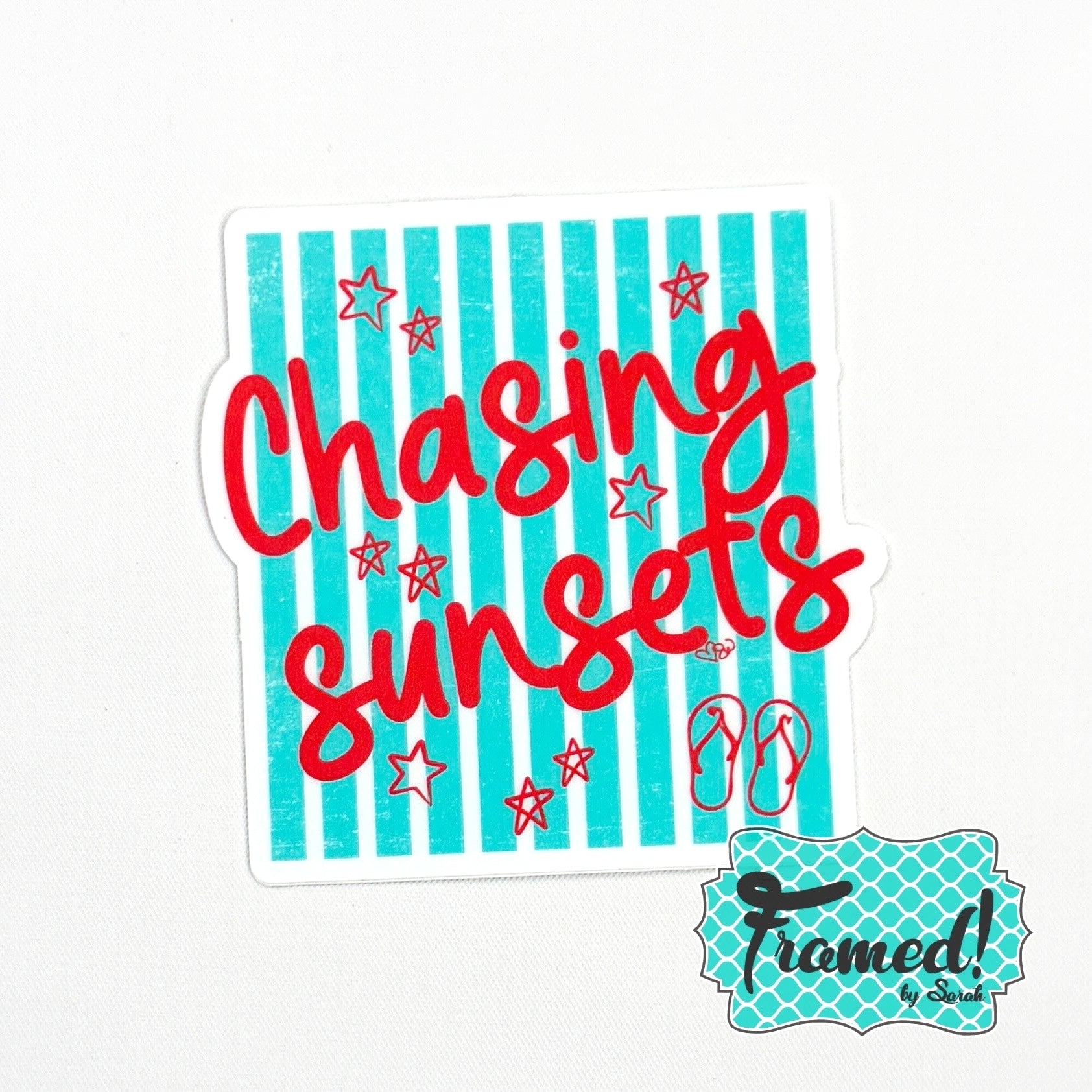 Chasing Sunsets Sticker