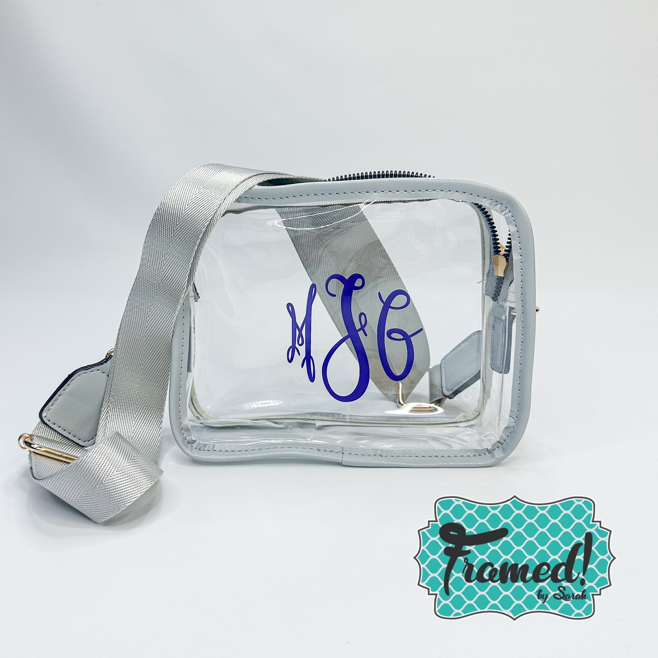 Clear Stadium Crossbody + 'Nothing to See Here' Accessory Bag