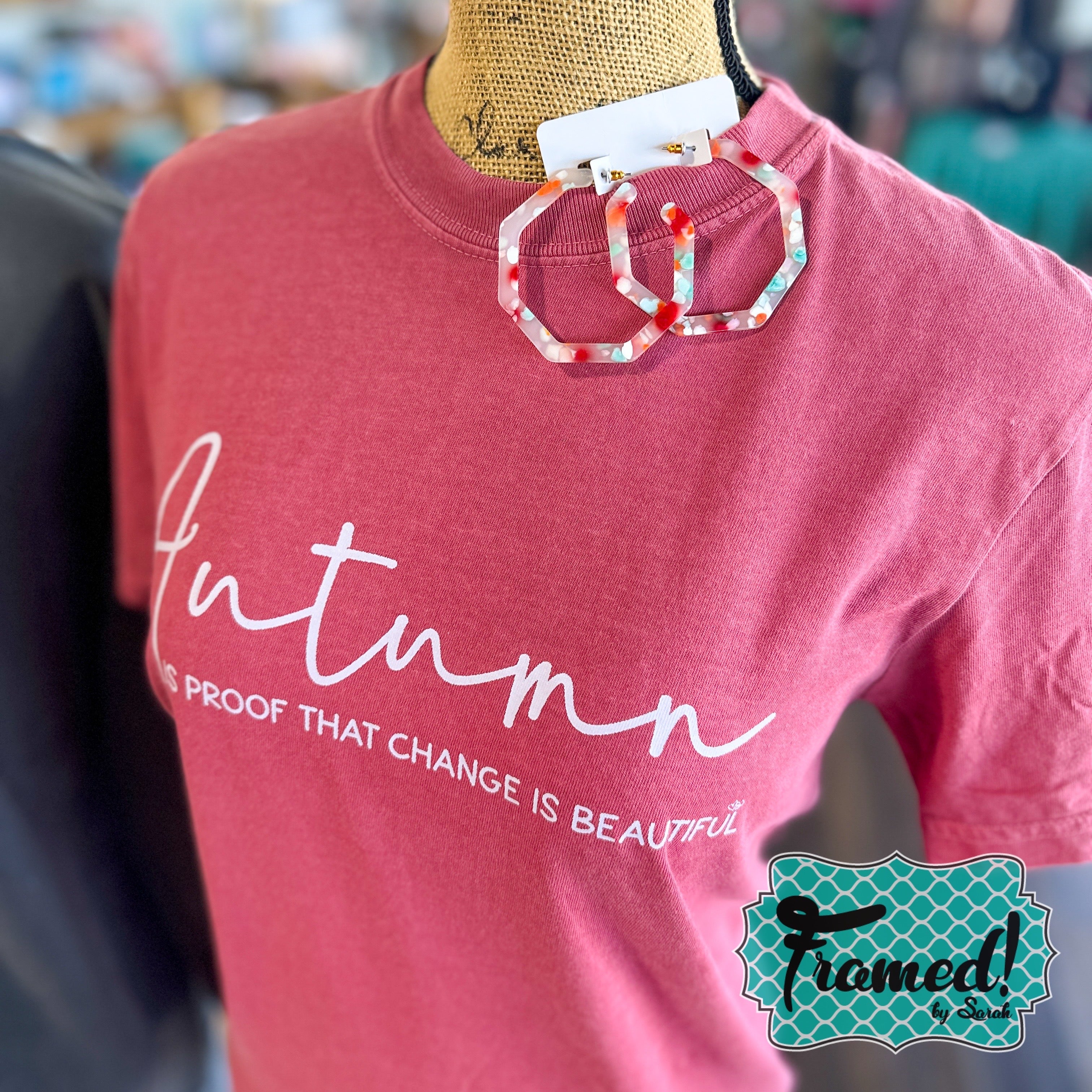 Crimson 'Autumn is Proof that Change is Beautiful' Sweatshirt
