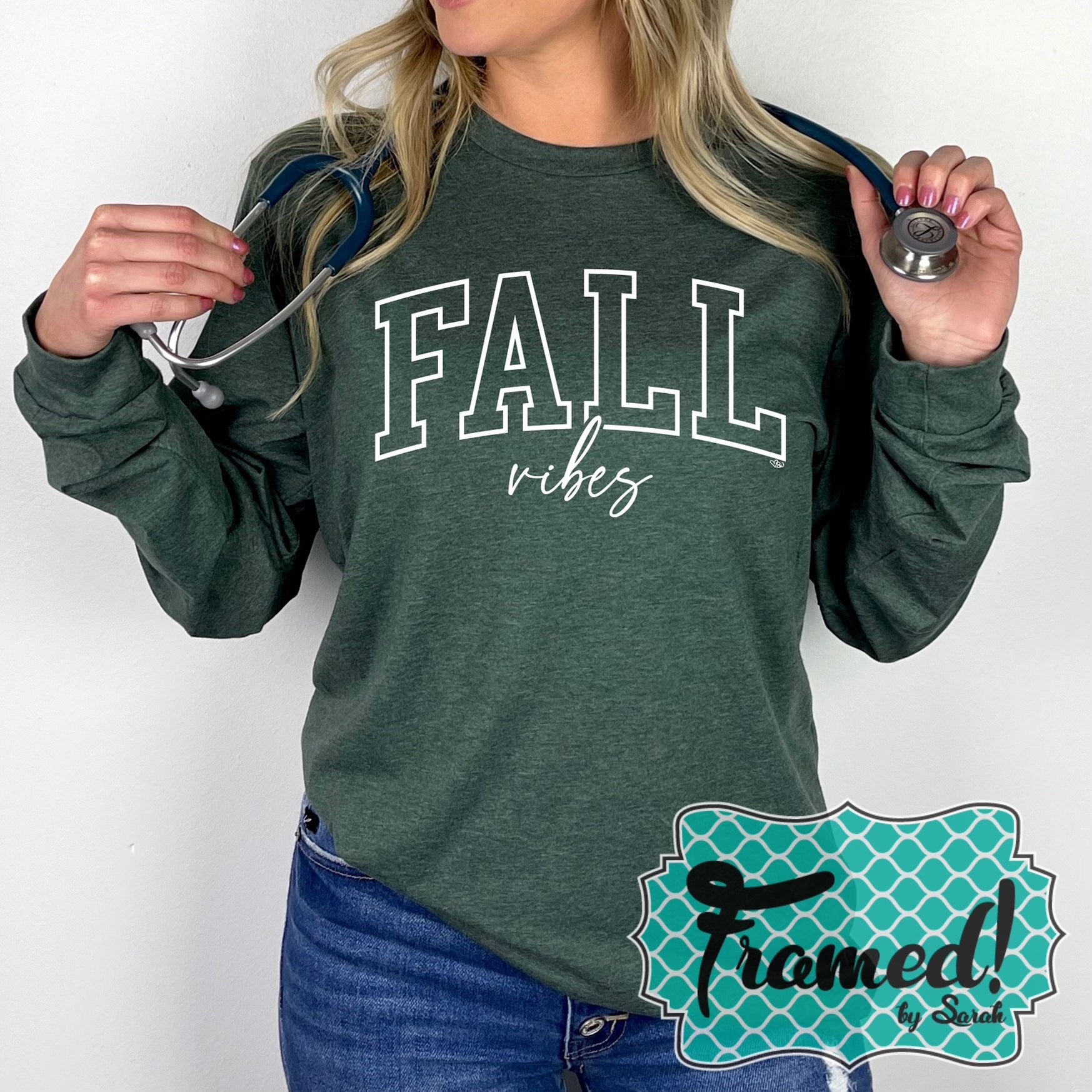 'Fall Vibes' Long Sleeve Tee