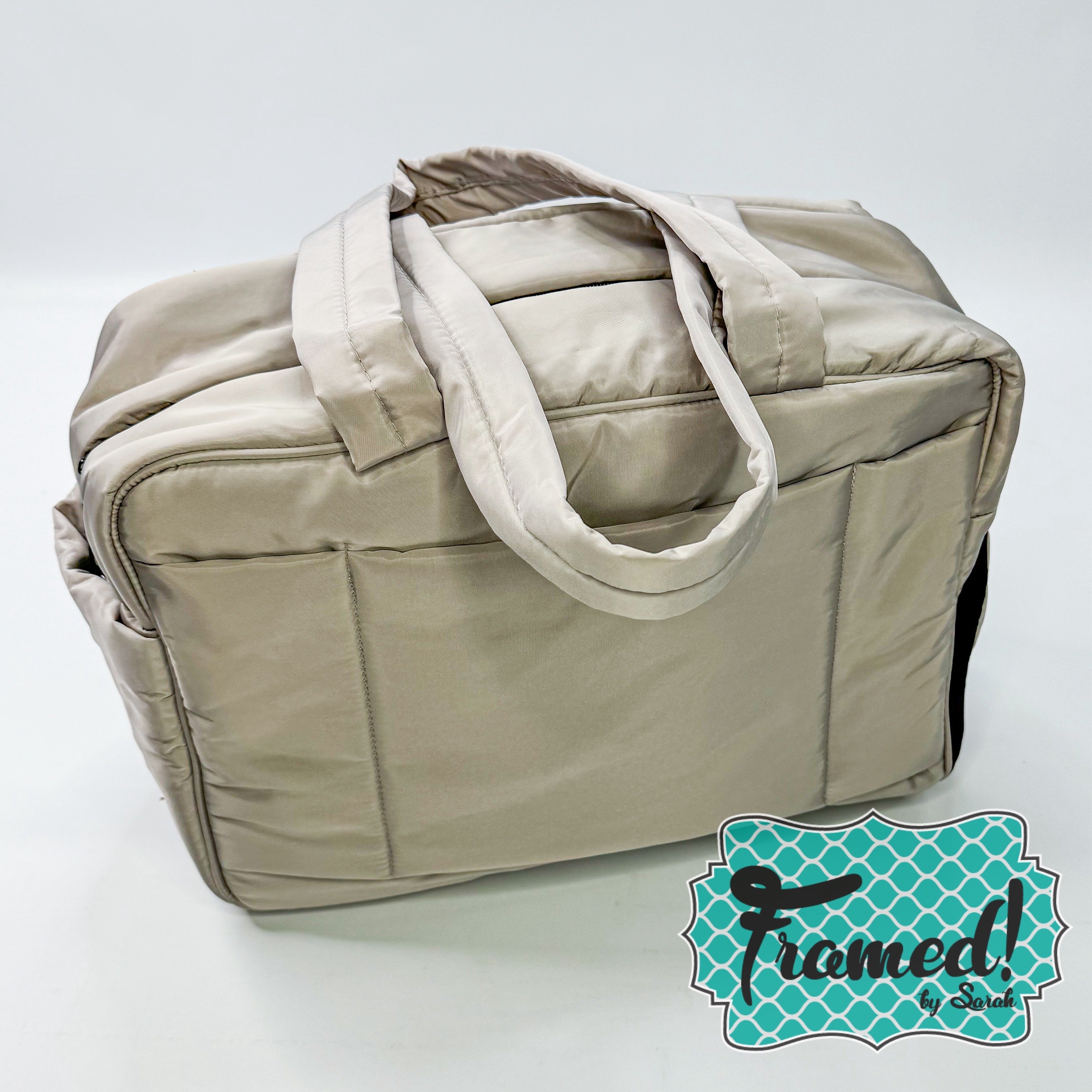 Light Gray Travel Duffel Bag