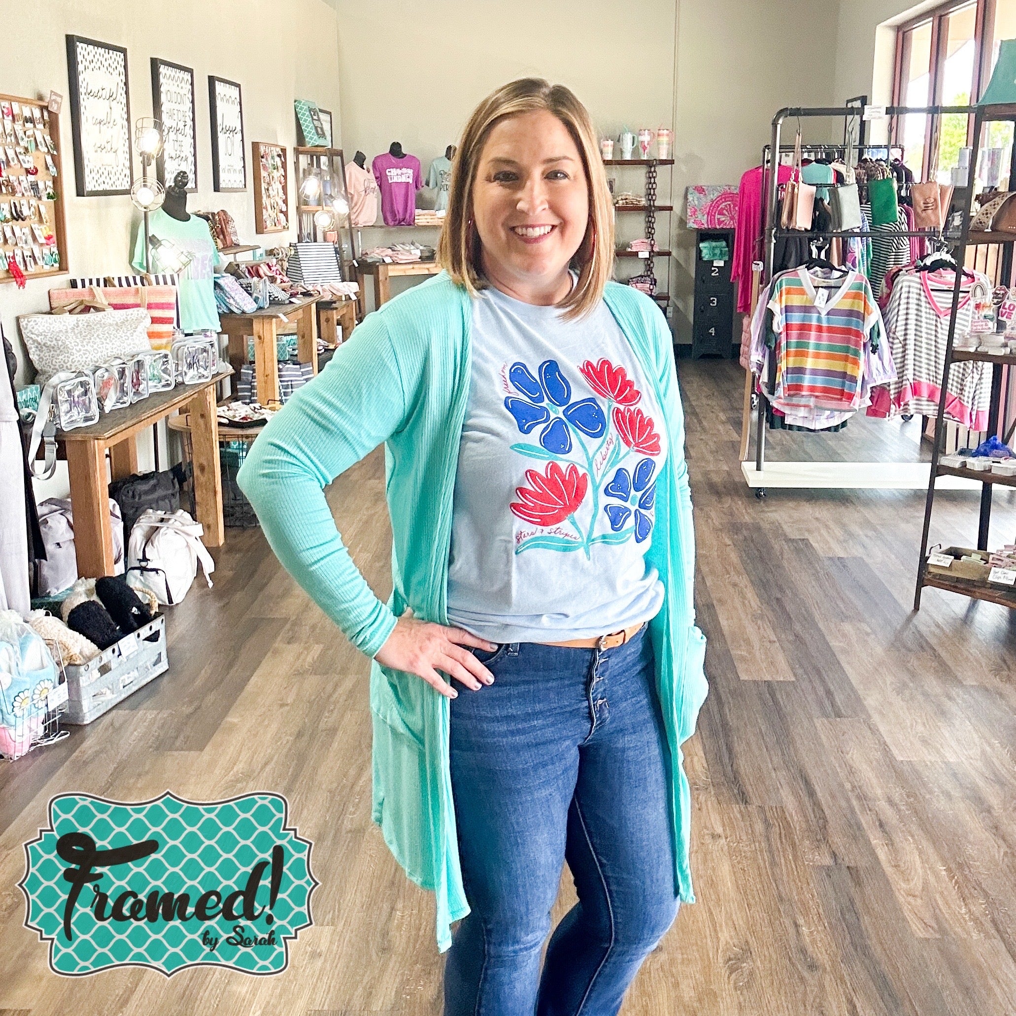Aqua Sweetheart Cardigan
