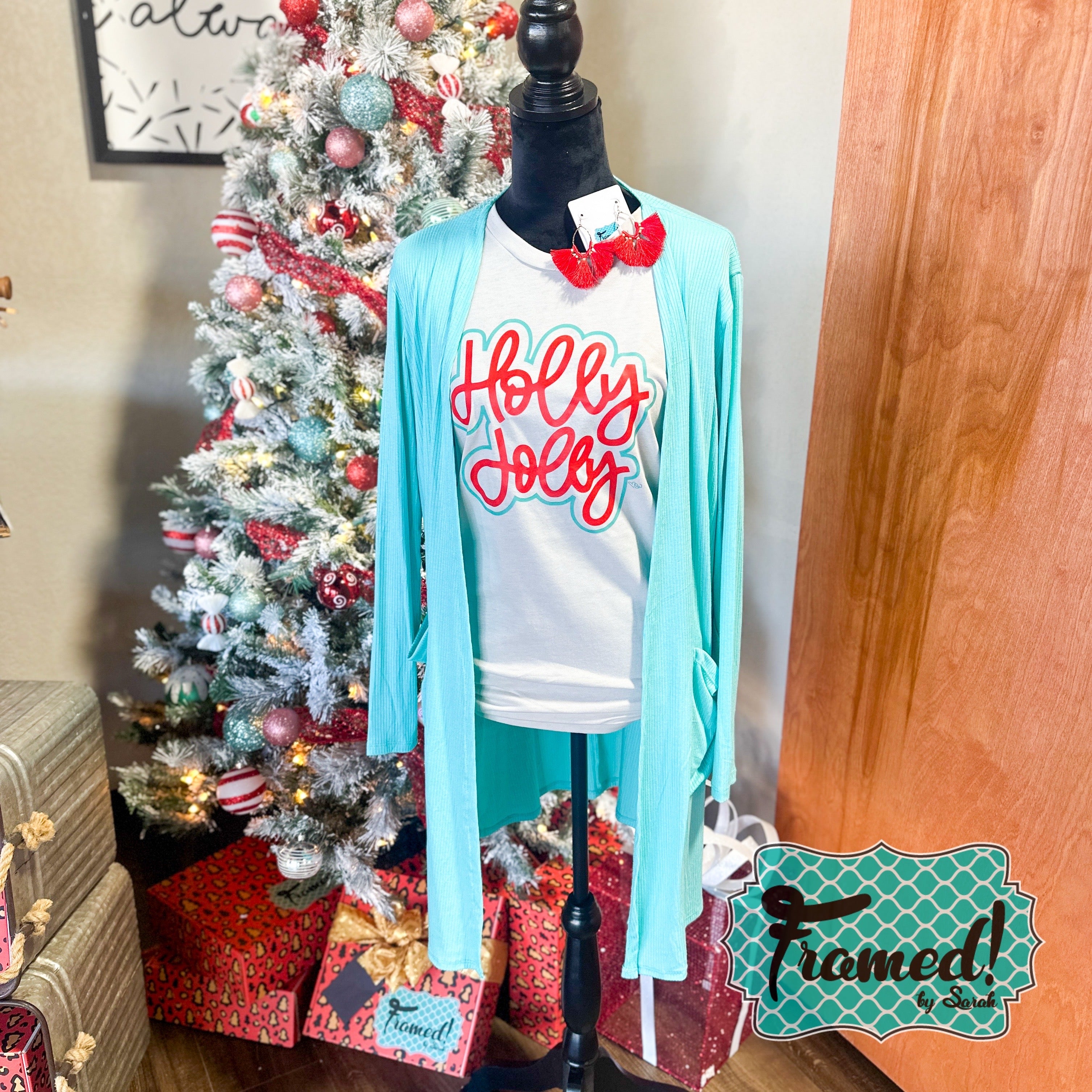 Aqua Sweetheart Cardigan