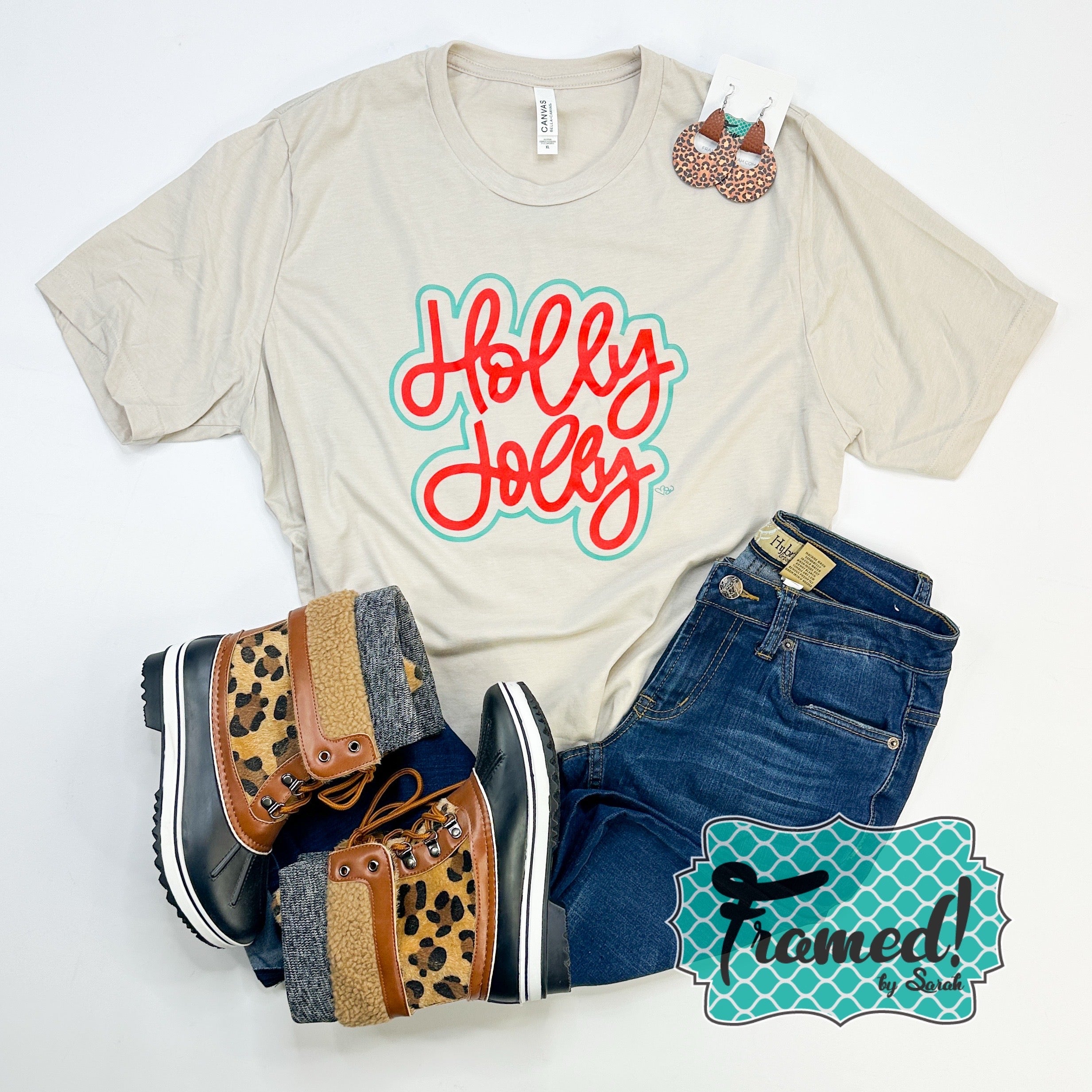 Whimsy 'Holly Jolly' Graphic Tee