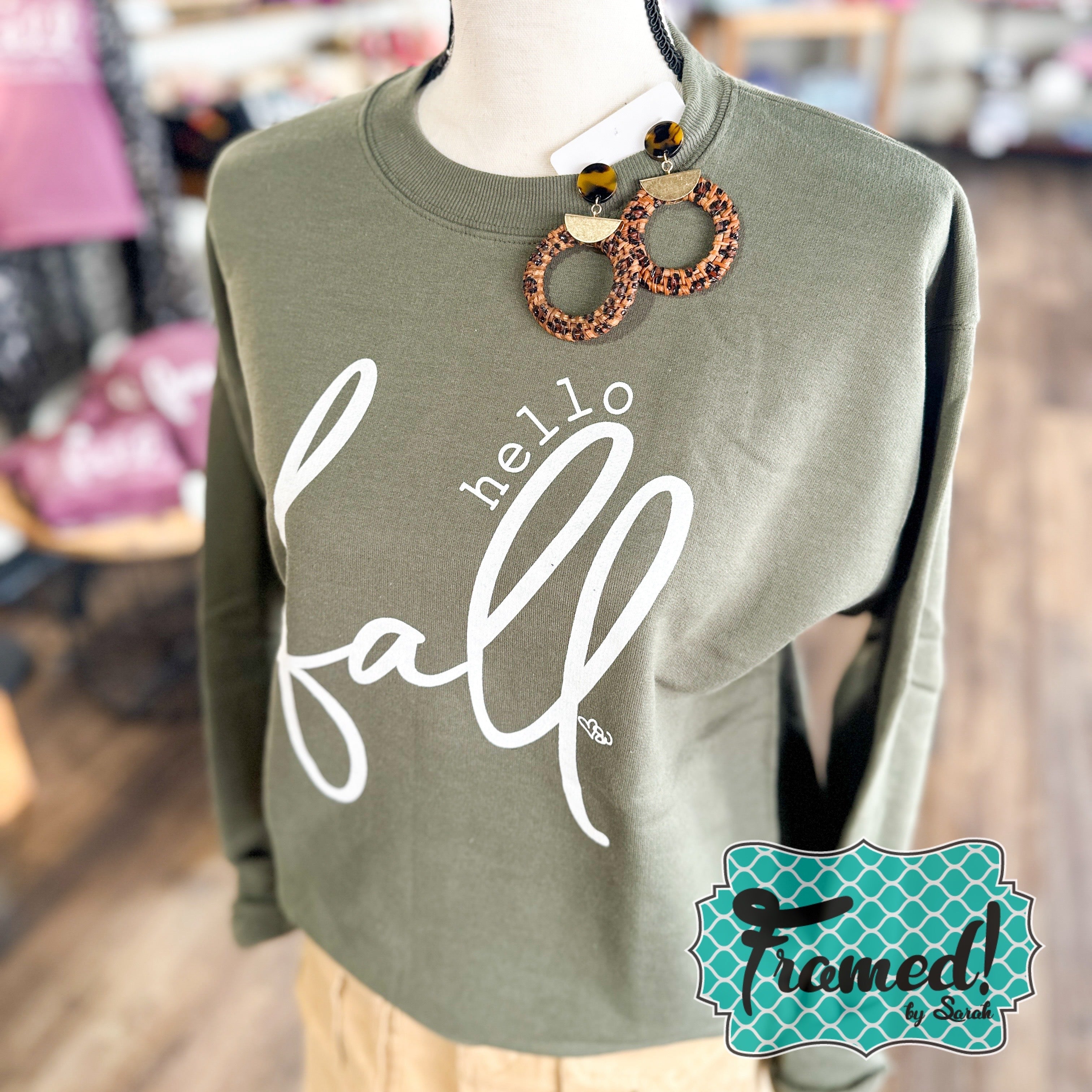 Hello Fall Sweatshirt (Small & 3X only)