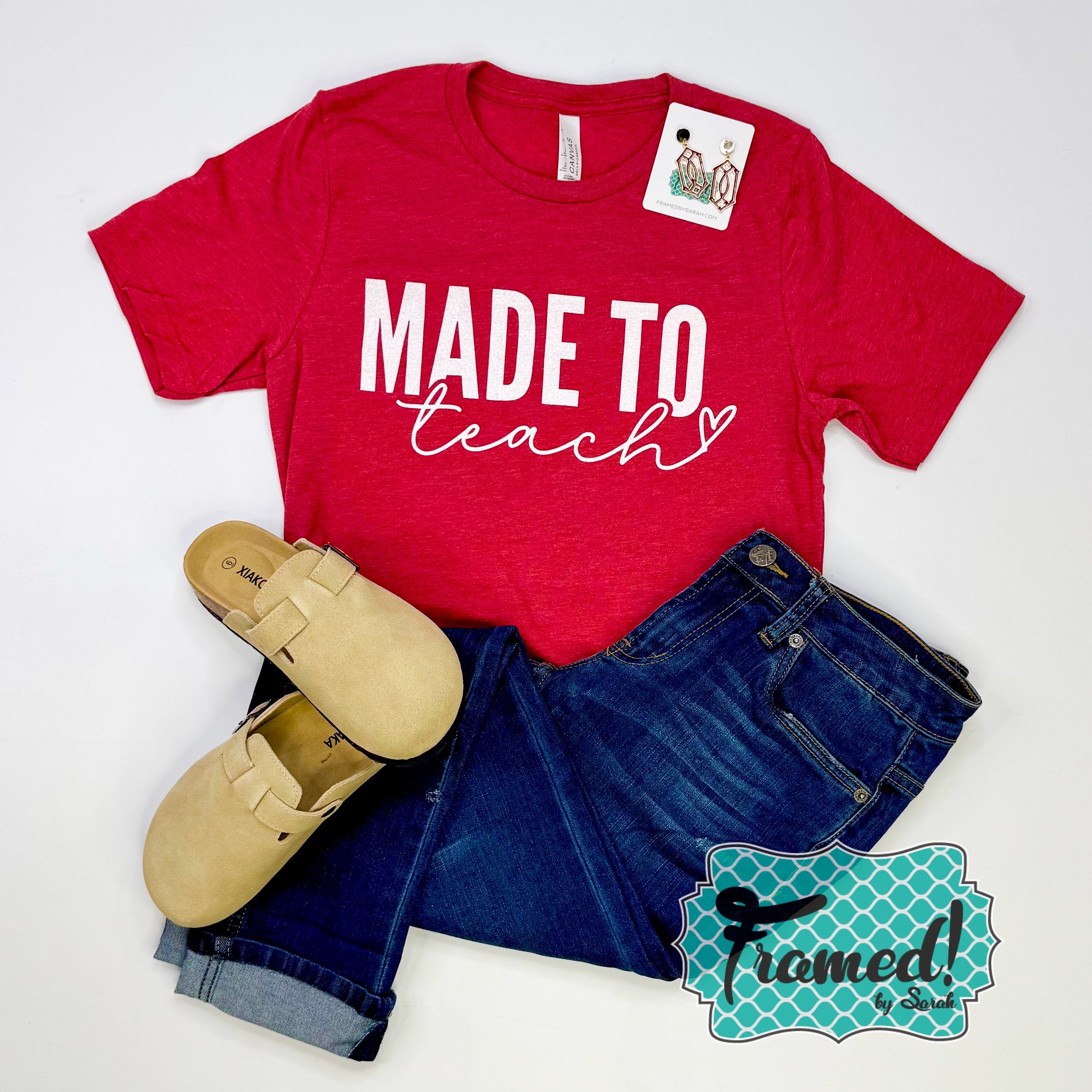 "Made to Teach" Graphic Tee