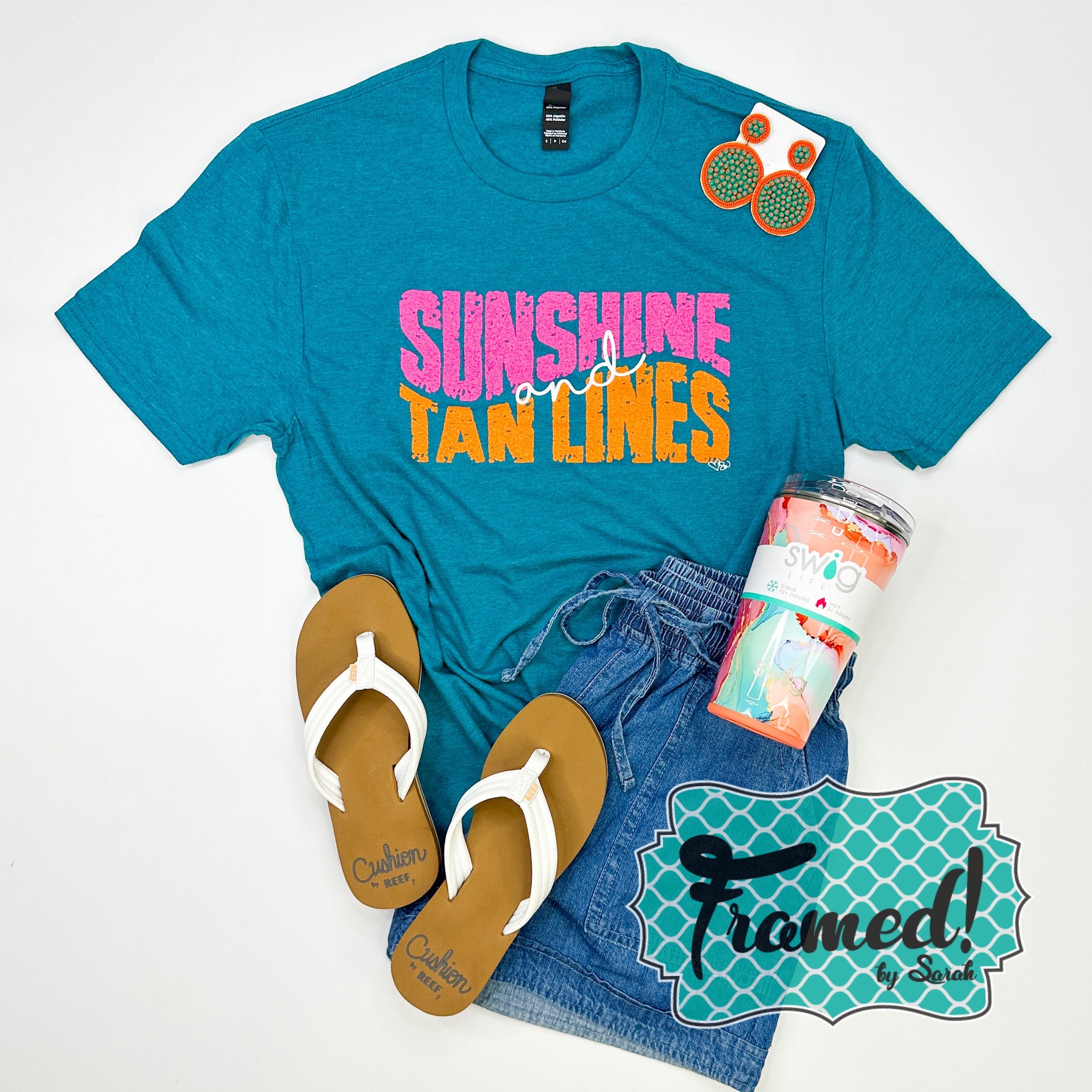 'Sunshine & Tan Lines' Graphic Tee