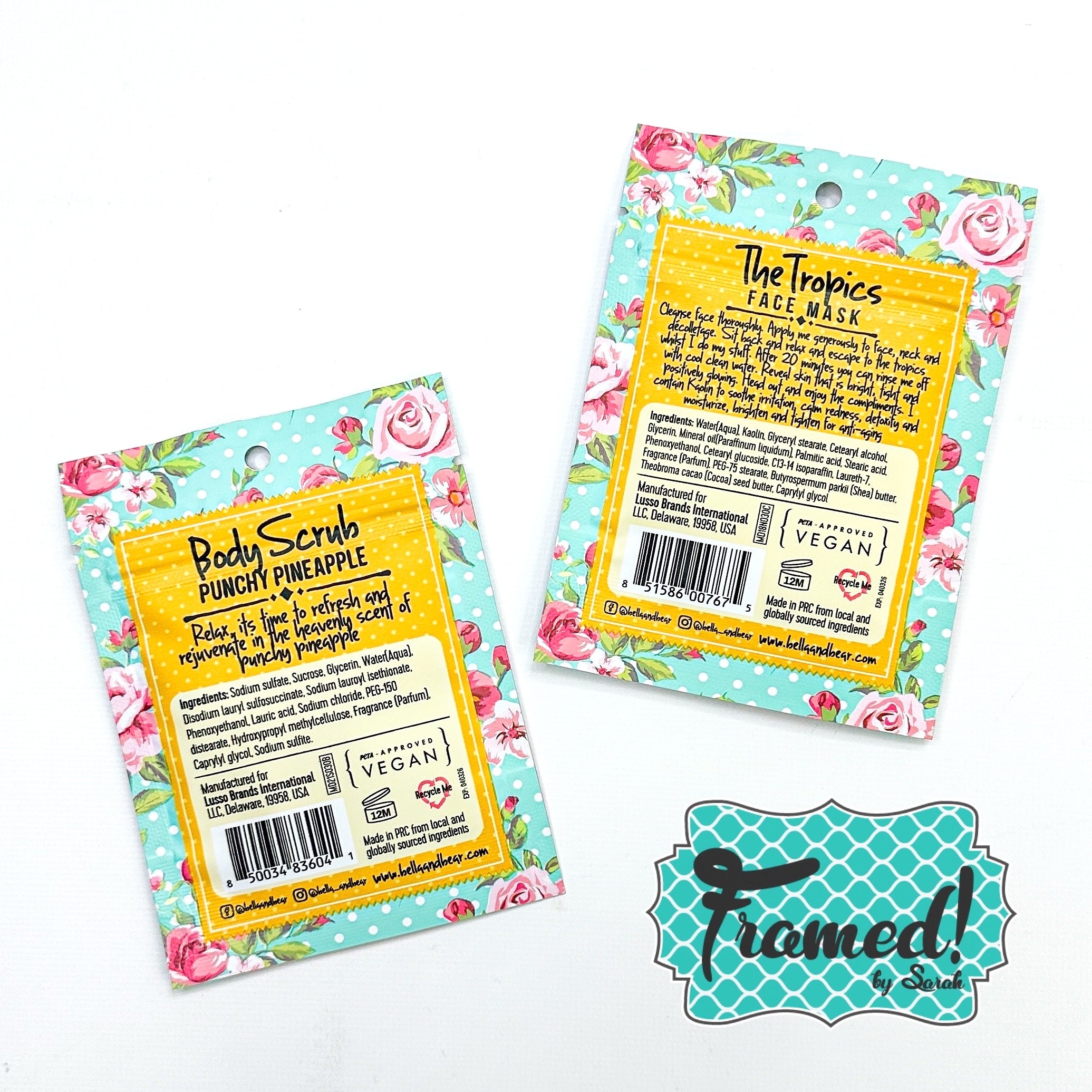 Set of 2 Bella & Bear Self-Care Products