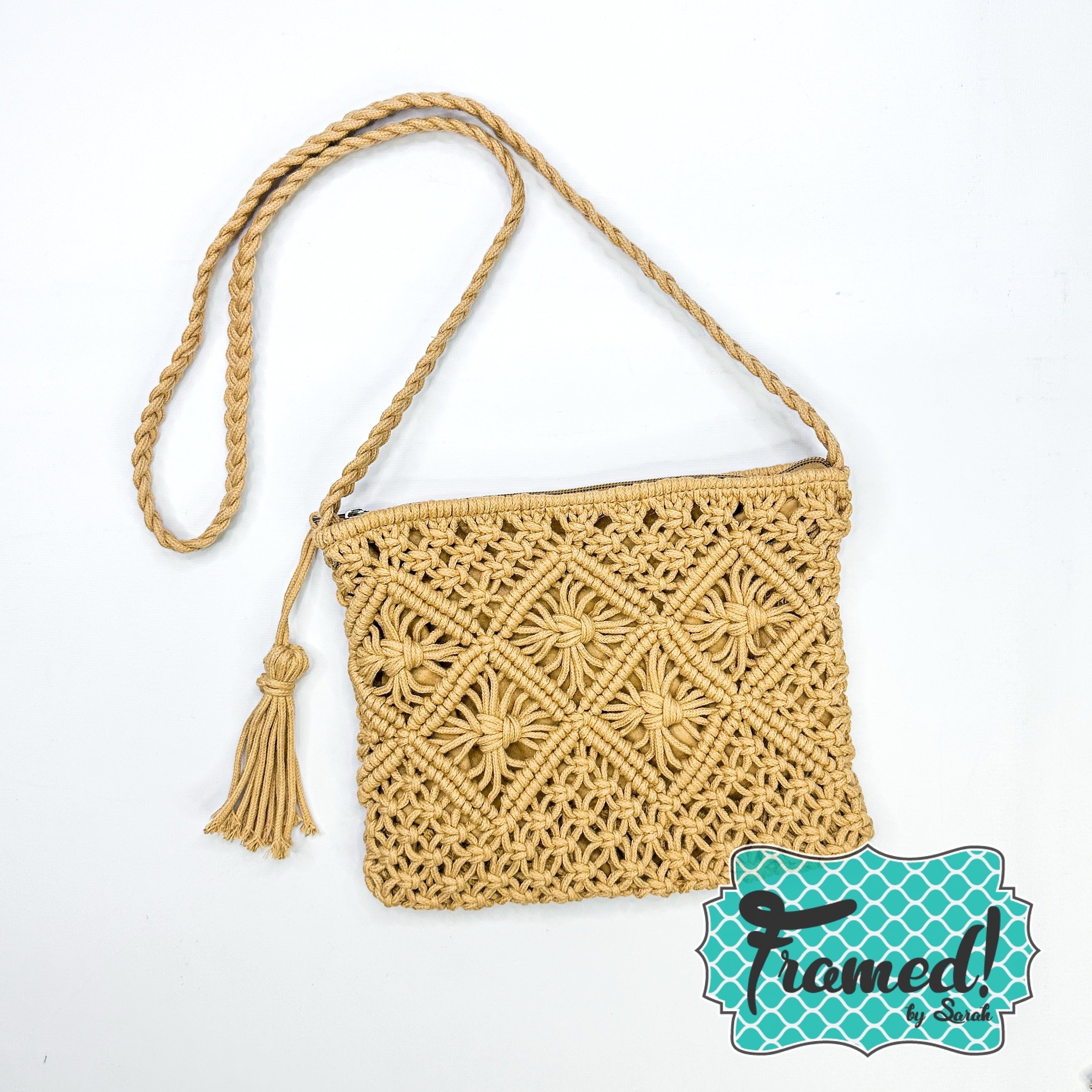 Macrame Crossbody Purse