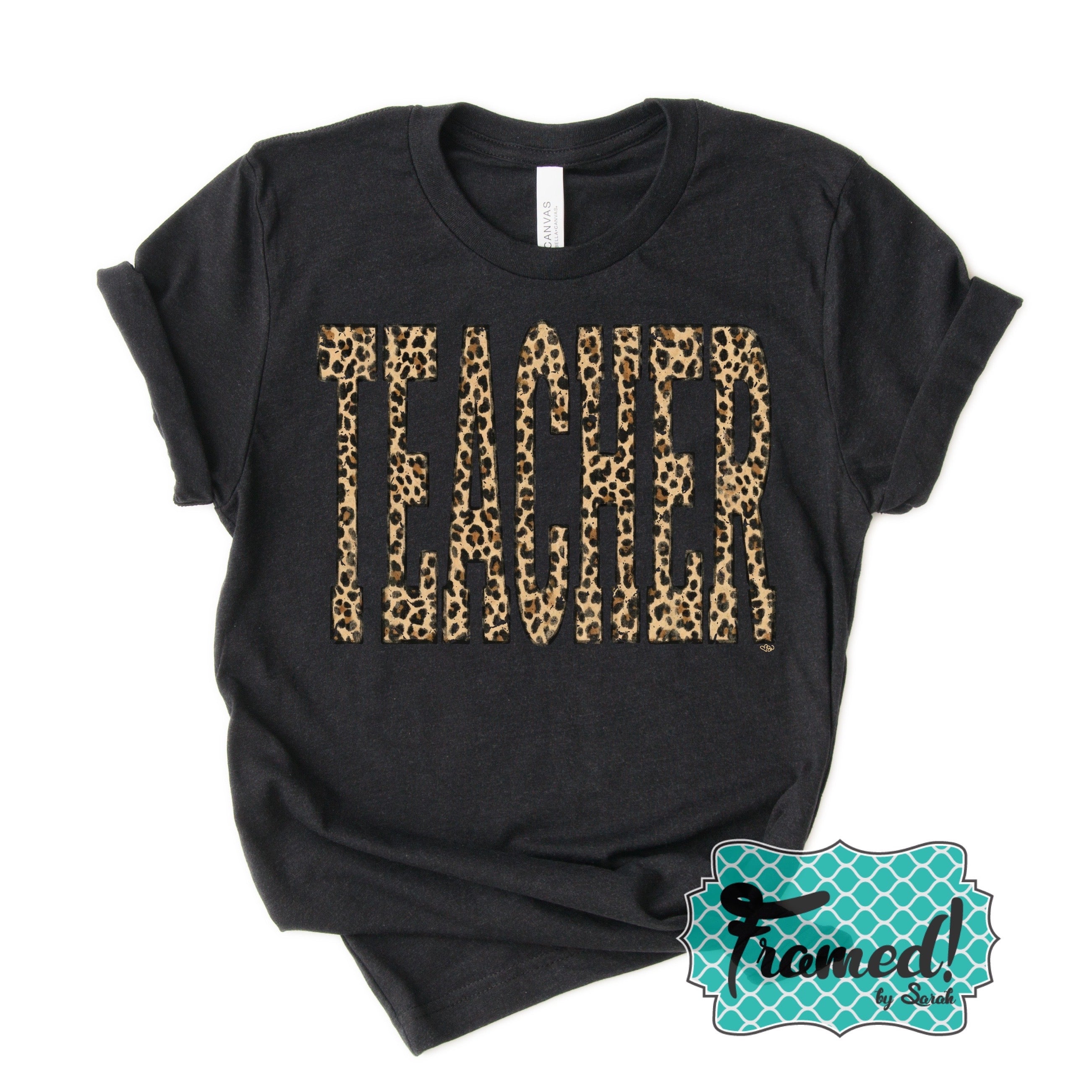 Leopard Teacher Tee