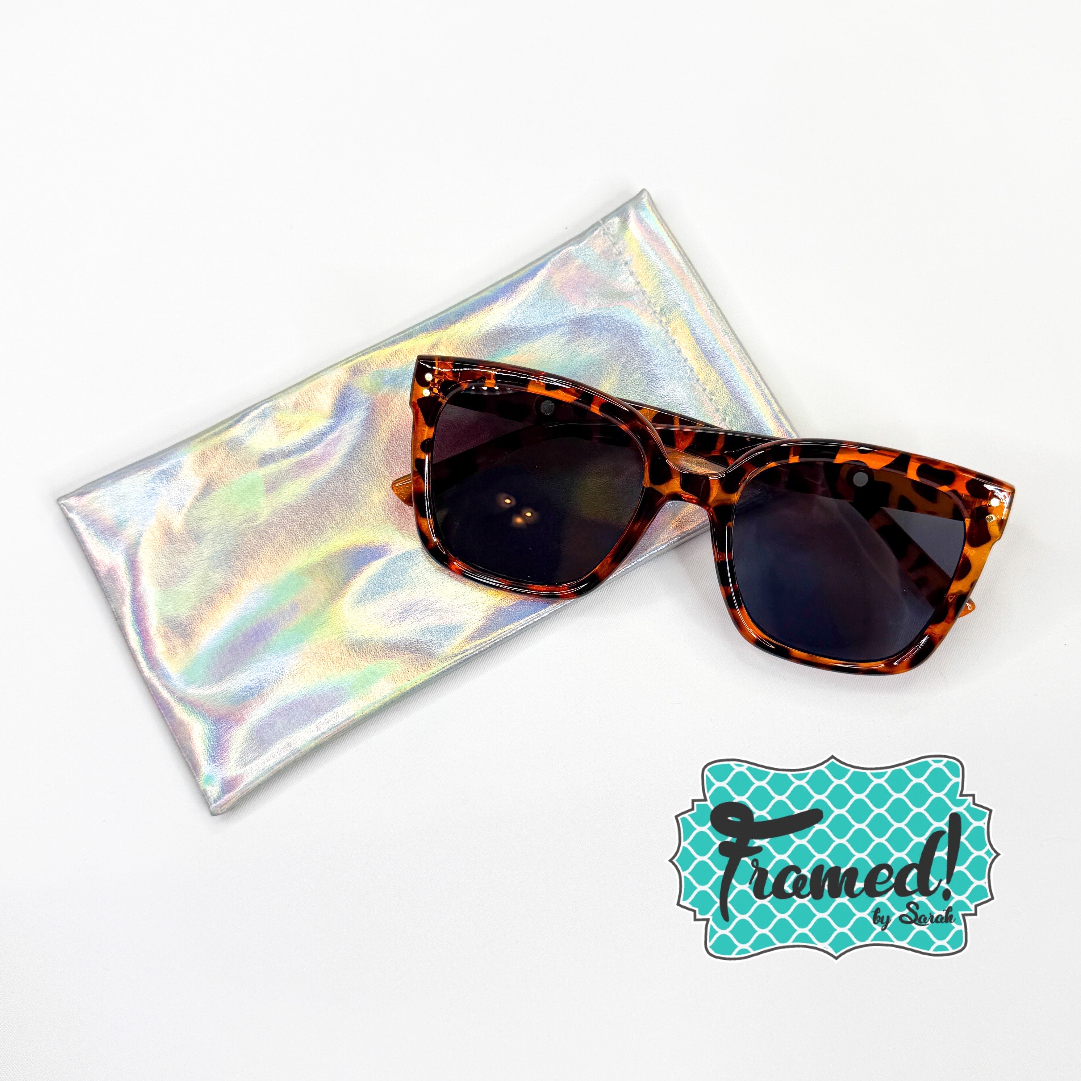 Chunky Sunglasses with Case