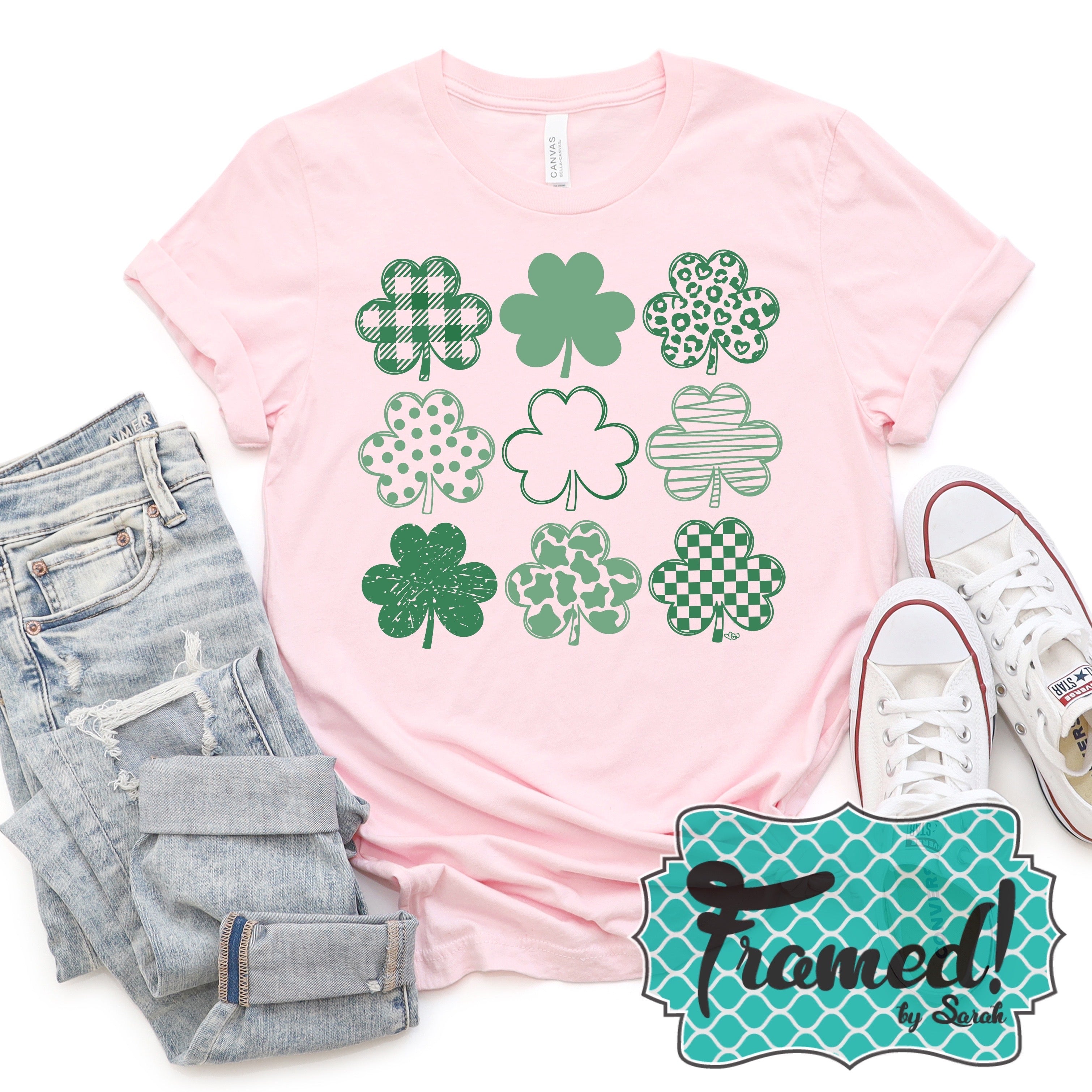 Pink 'Lots of Luck' Tee (Med & Lg only)