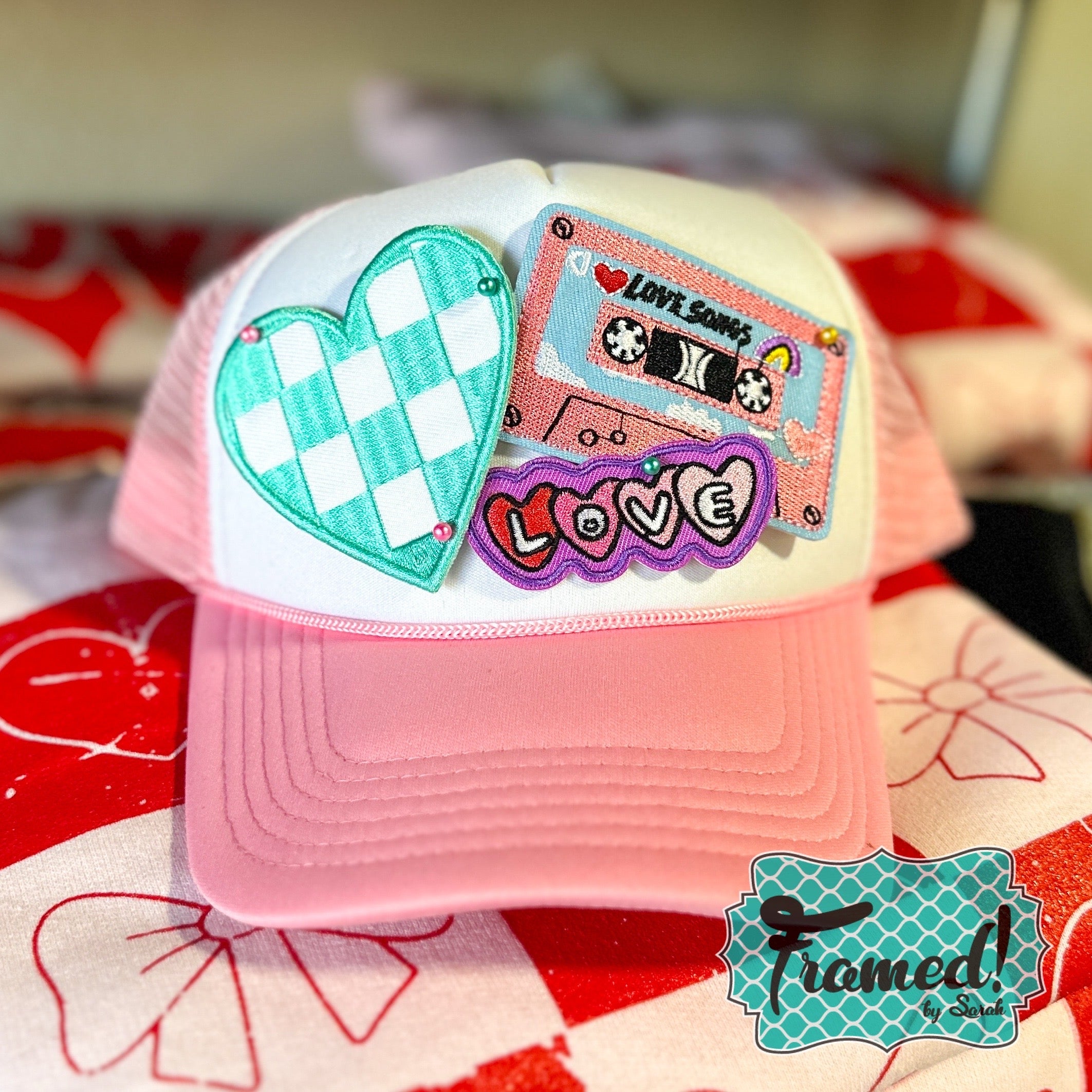 'Love Song' Custom Patch Trucker Hat