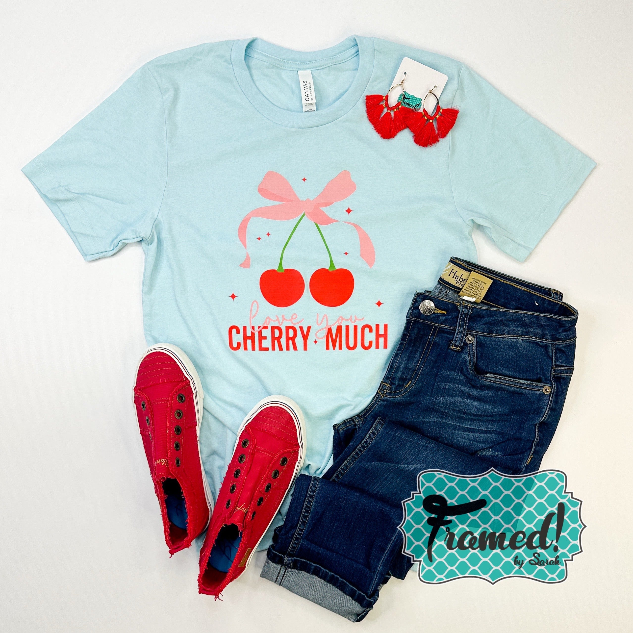 'Love You Cherry Much' Graphic Tee