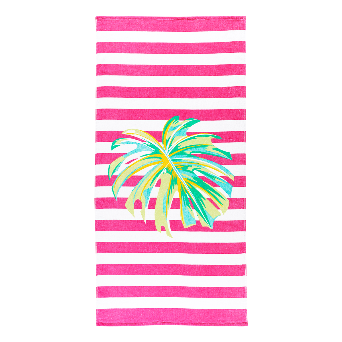 Palm Stripe Beach Towel