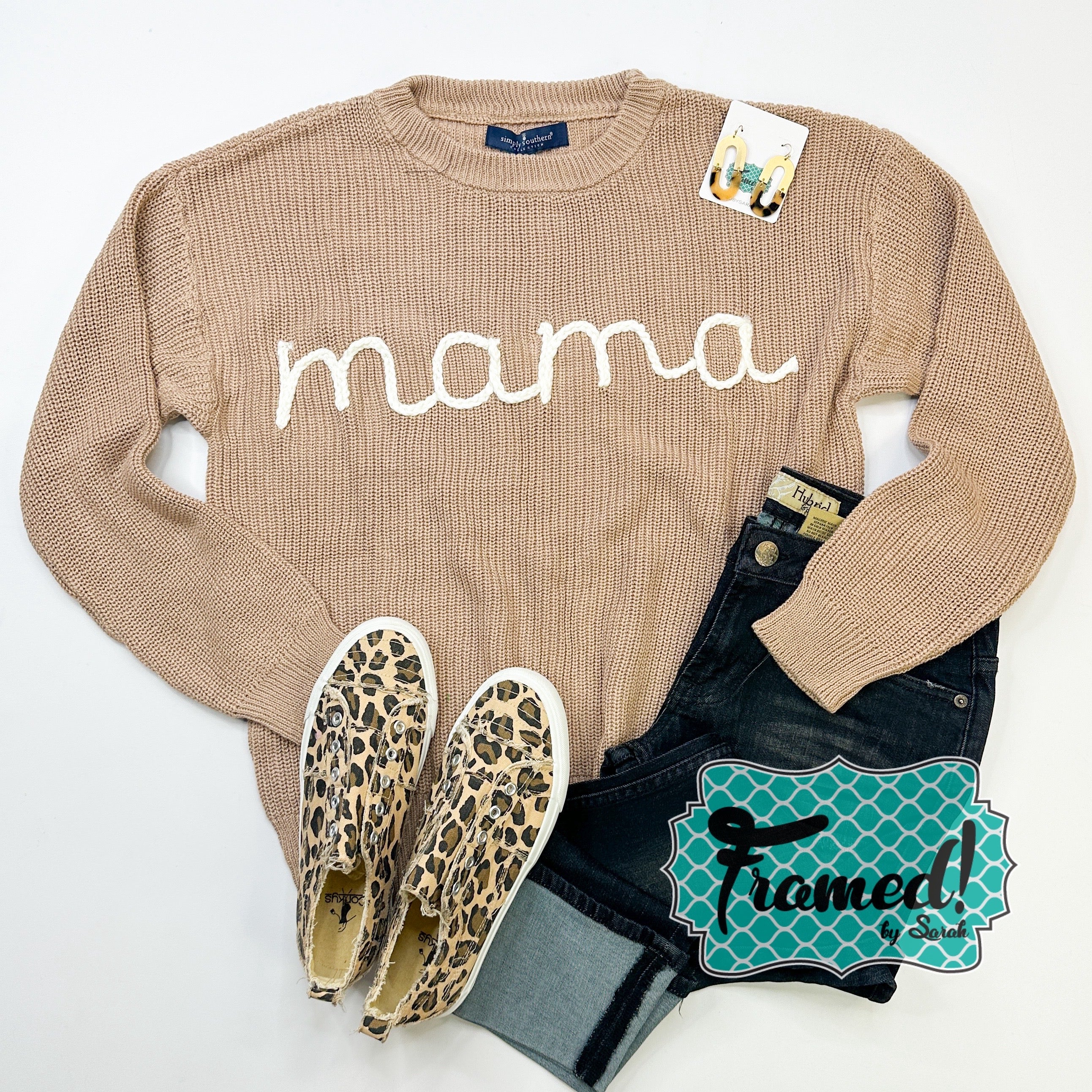 'Mama' Knit Sweater