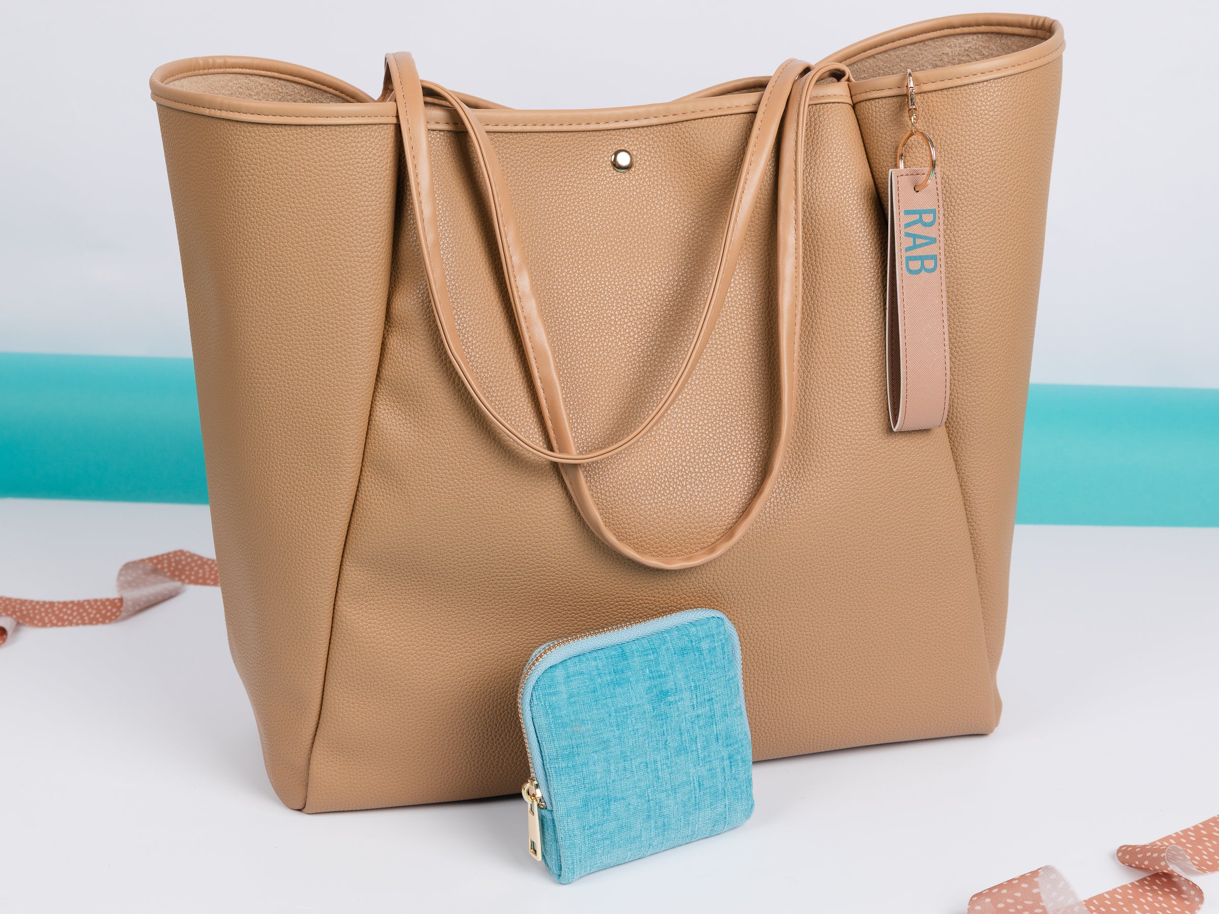 Tan Oversized Tote Bag